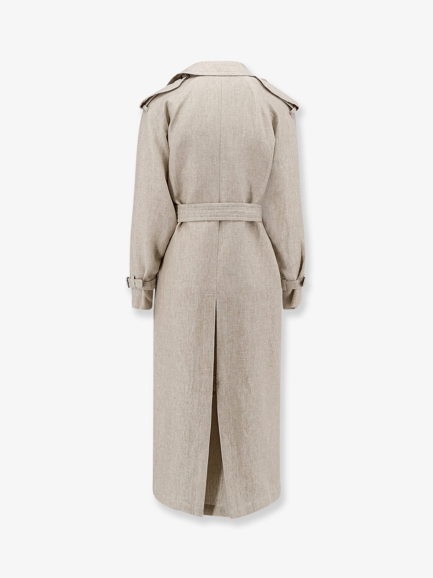 Max Mara Women Mxspedaggi Linen Trench MAX MARA