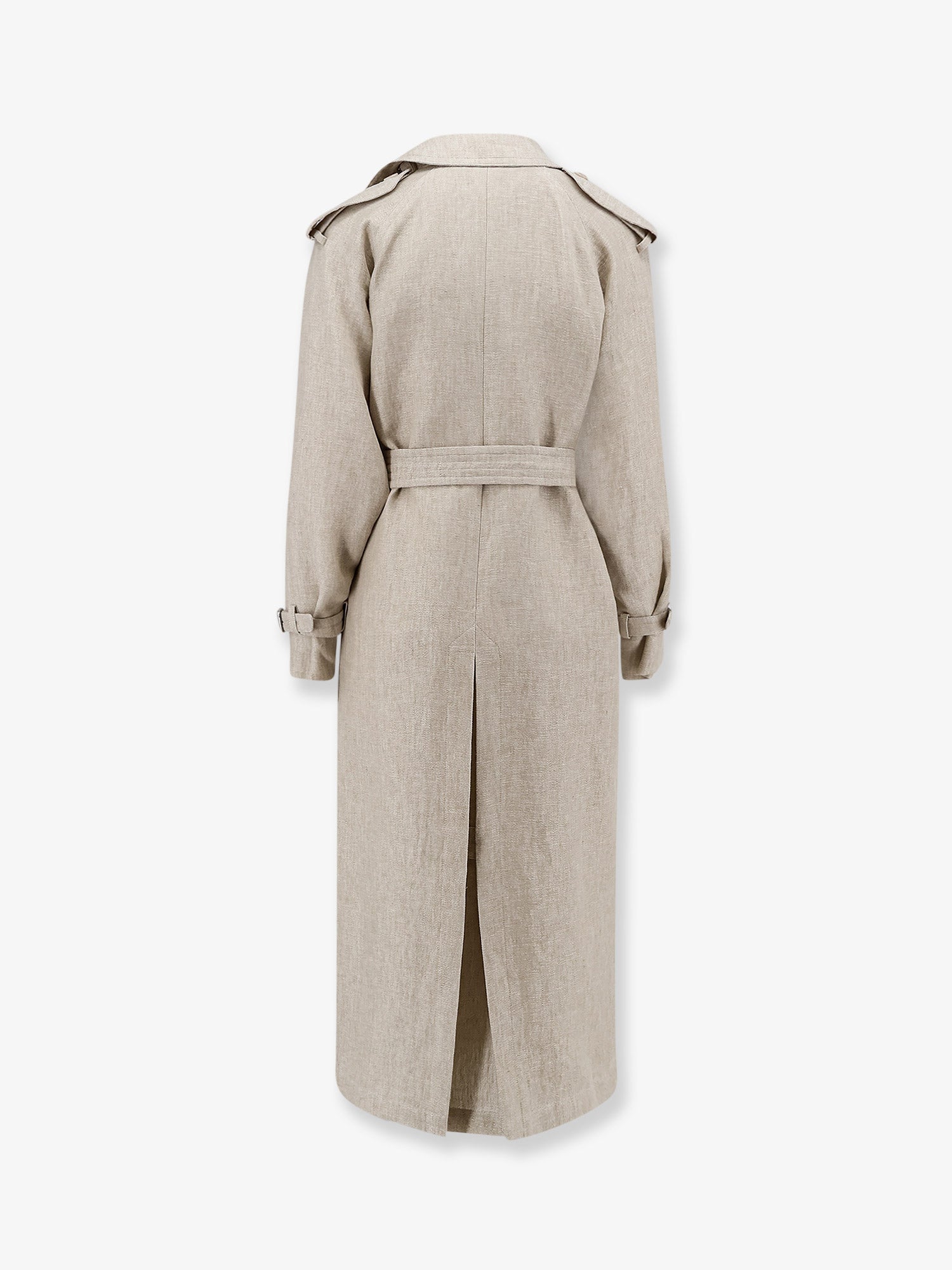Max Mara Women Mxspedaggi Linen Trench MAX MARA