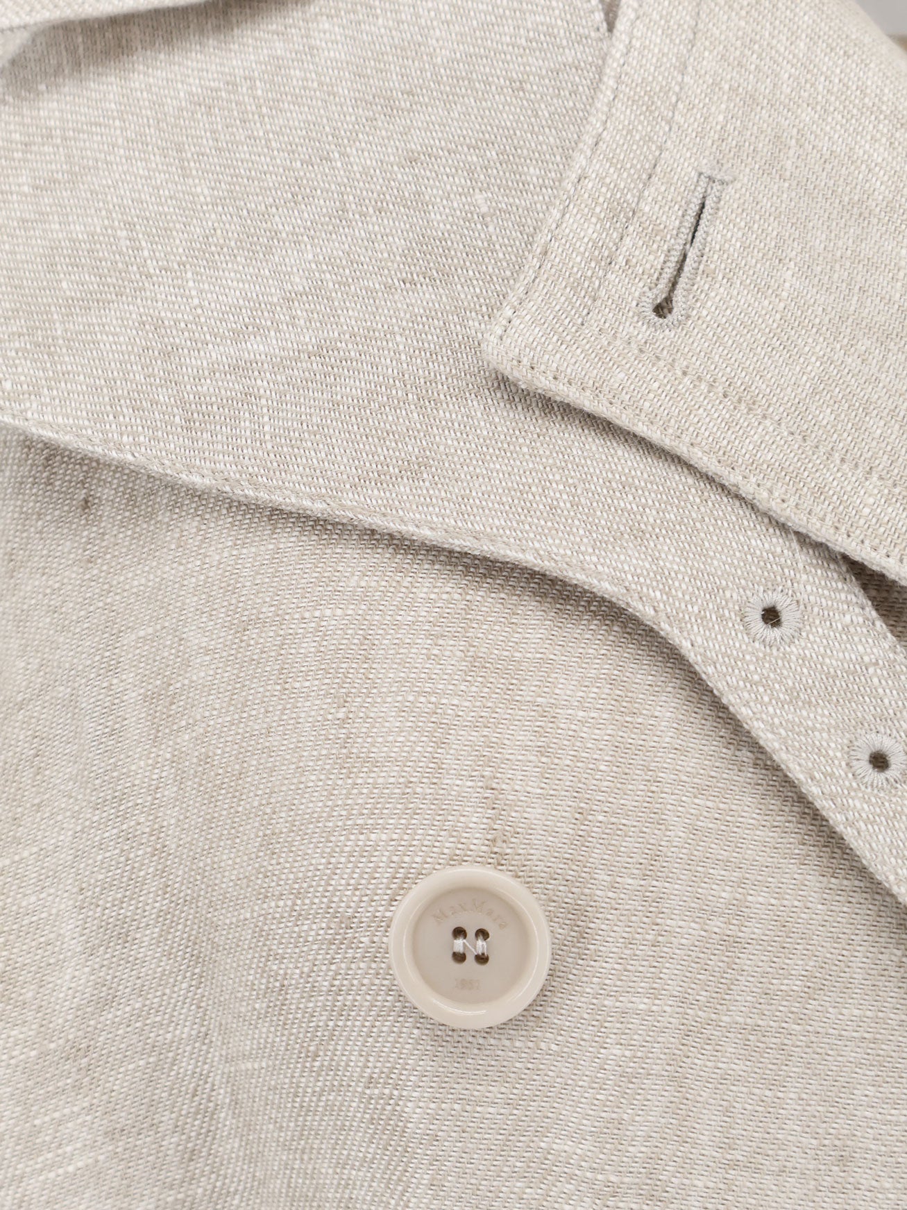 Max Mara Women Mxspedaggi Linen Trench MAX MARA