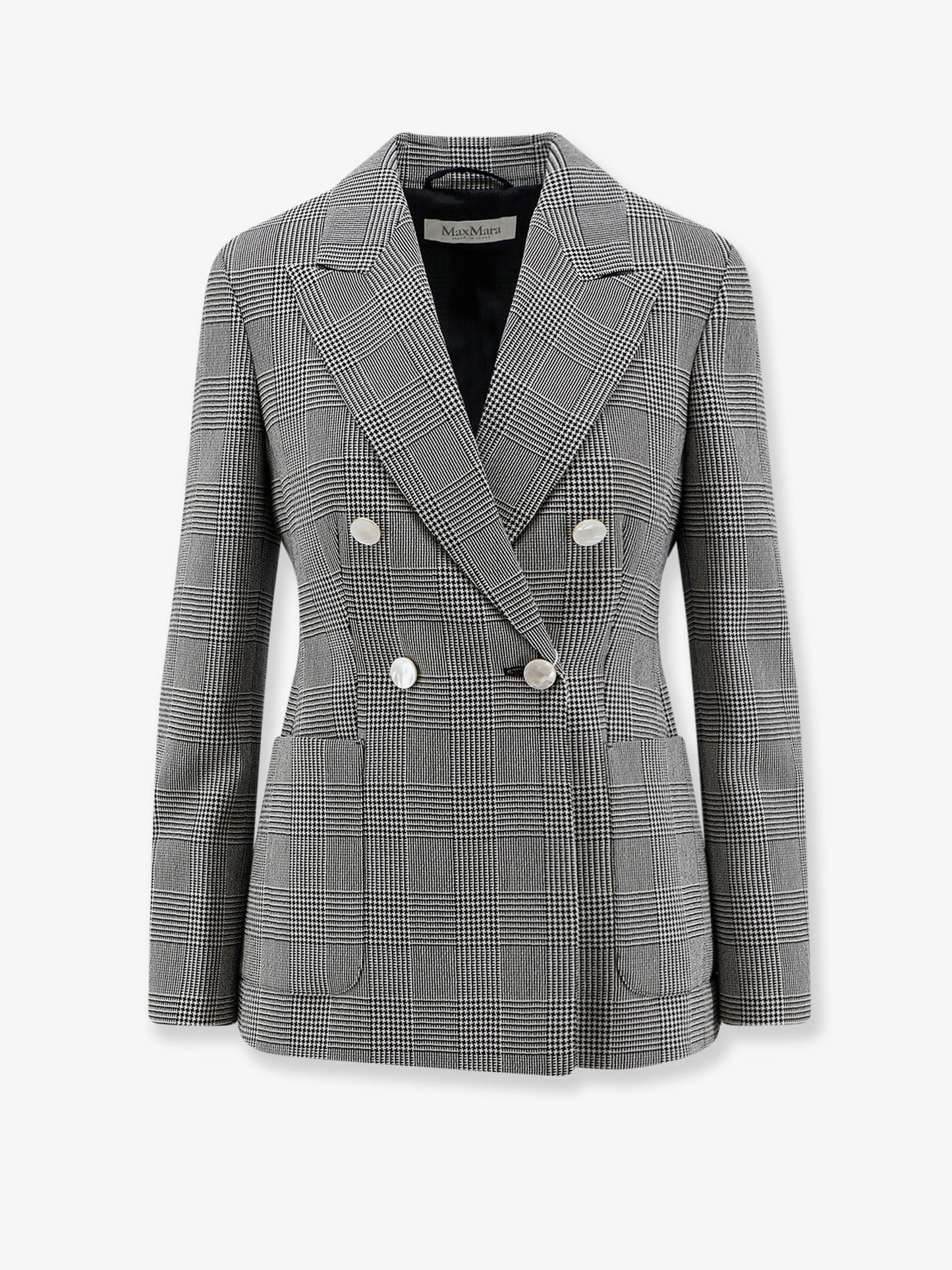 Max Mara Women Mxmaccordo Double-Breasted Virgin Wool Blazer