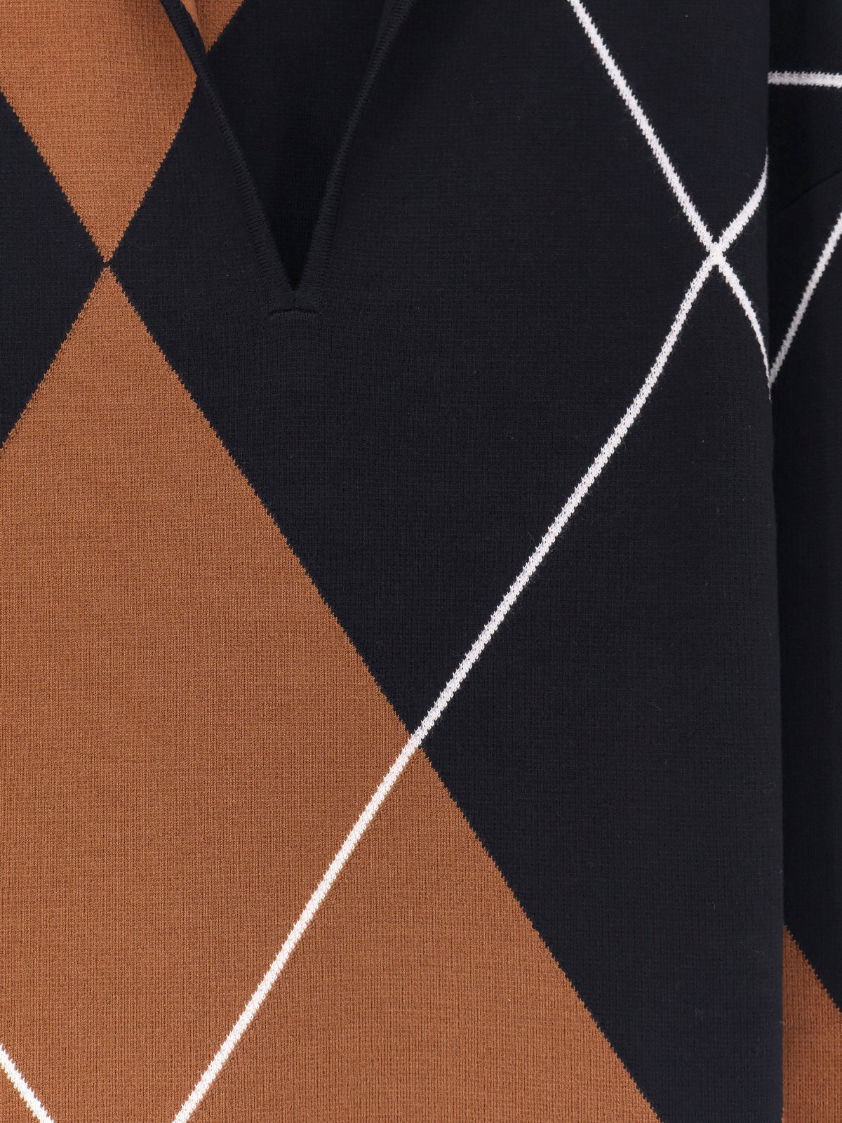 Max Mara Women Mxmsala Argyle Pattern Virgin Wool Sweater MAX MARA