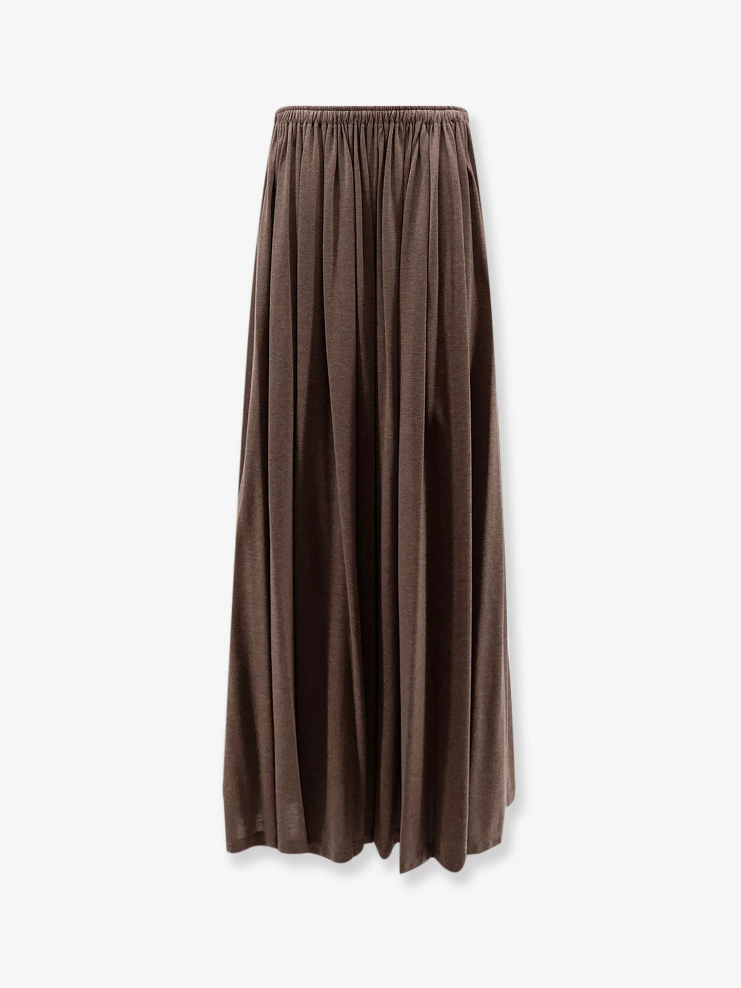 Max Mara Women Mxmlivrea Pleated Jersey Long Skirt MAX MARA