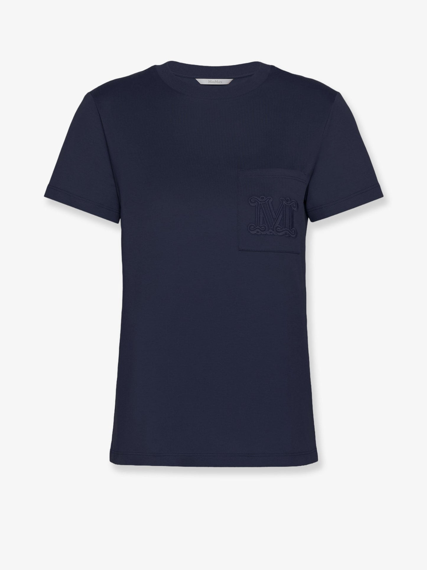 Max Mara Women Papaia Cotton T-Shirt With Monogram MAX MARA