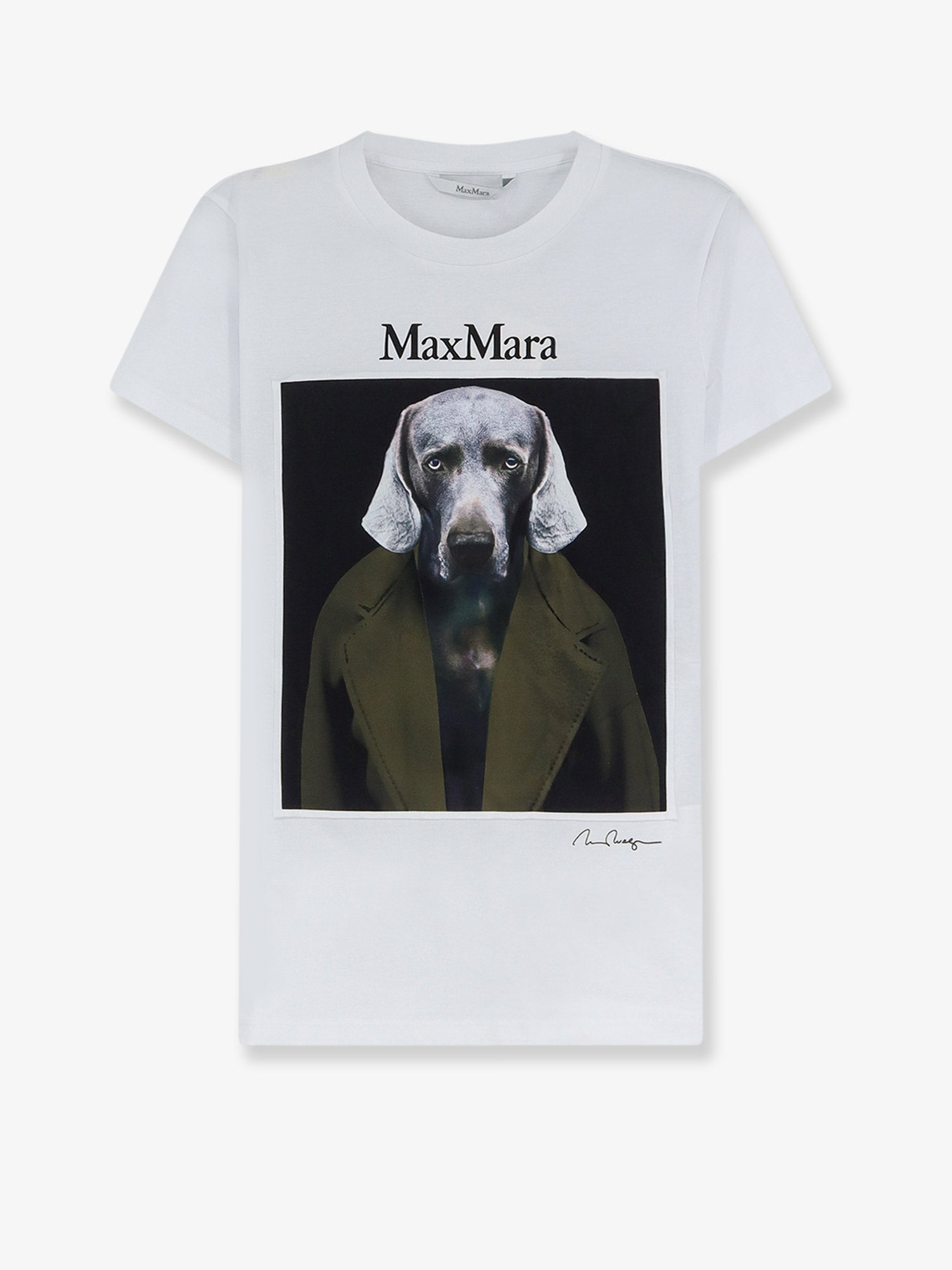 Max Mara Women Mxmcalca Cotton T-Shirt MAX MARA