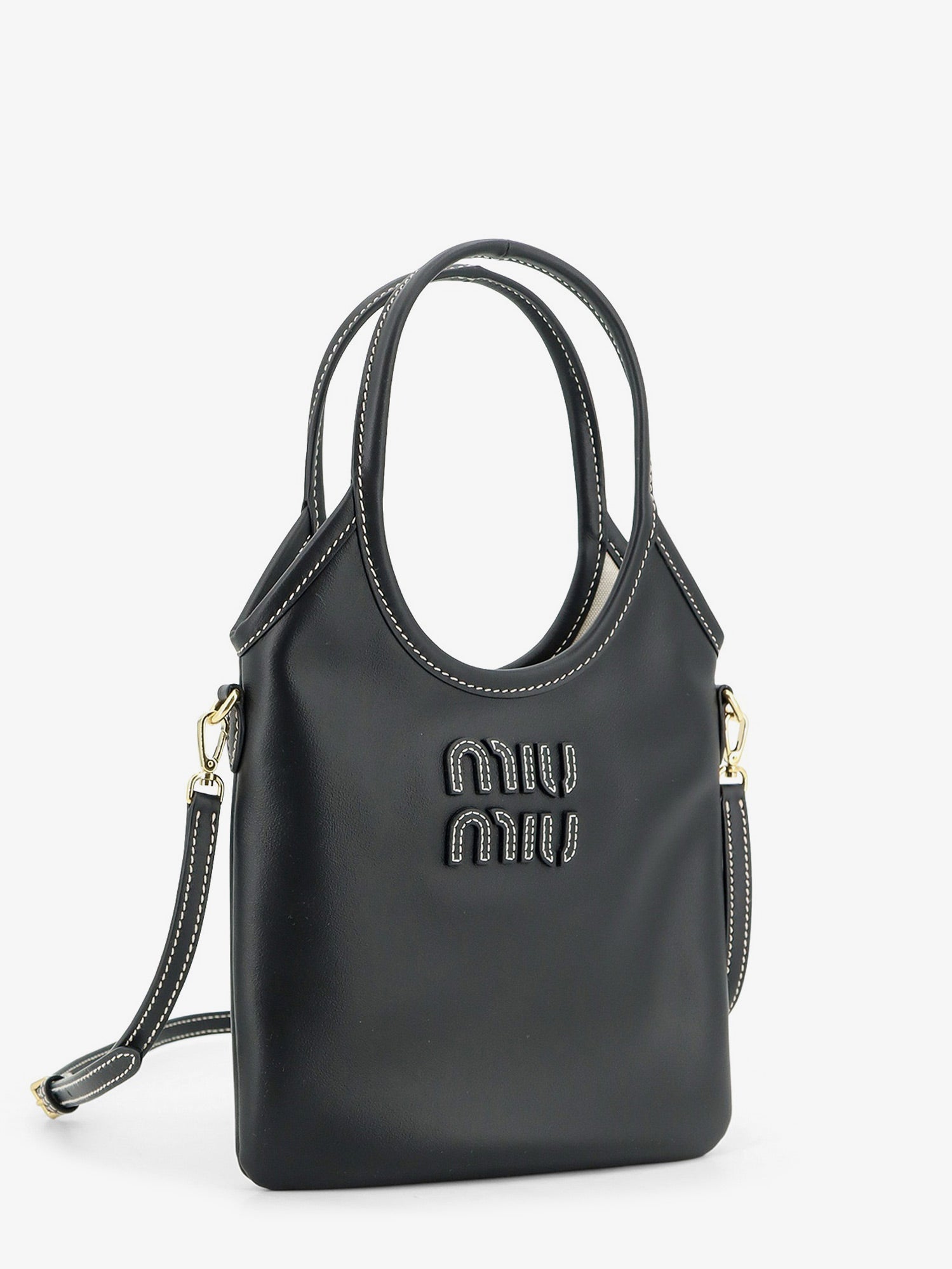 Miu Miu Women Ivy Leather Crossbody Bag MIU MIU