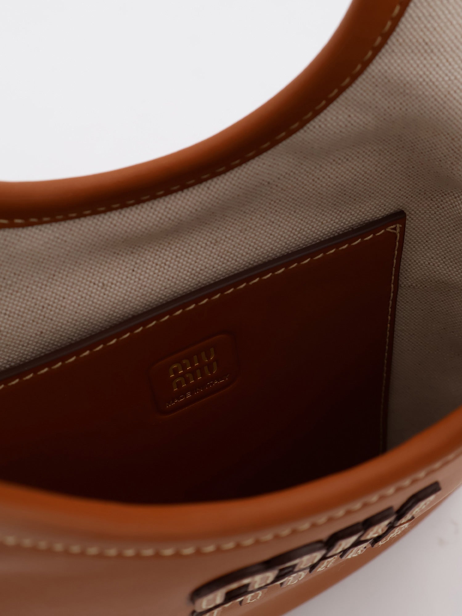 Miu Miu Women Ivy Leather Crossbody Bag MIU MIU