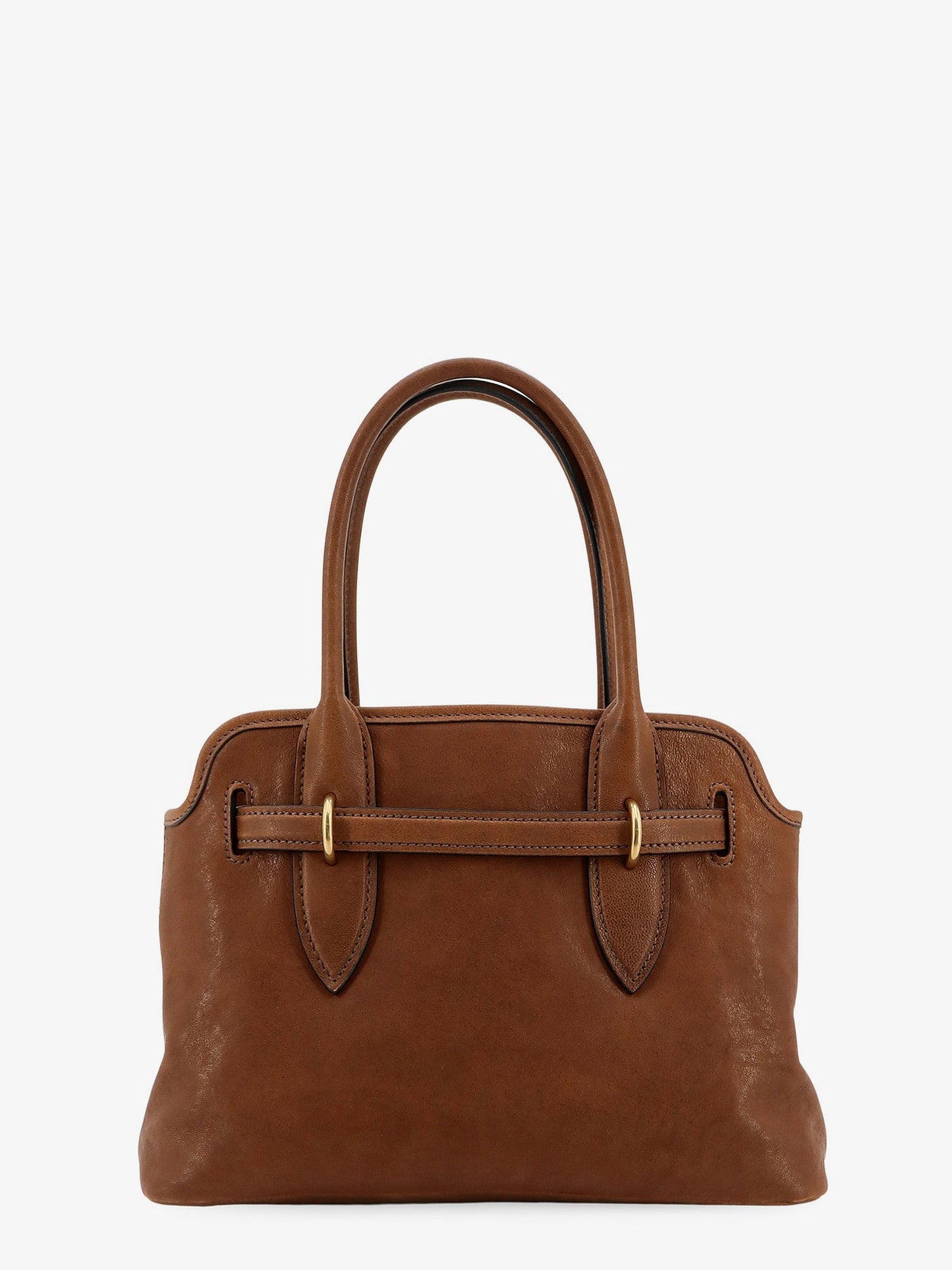 Miu Miu Women Aventure Leather Handbag With Embossed Lettering Logo MIU MIU