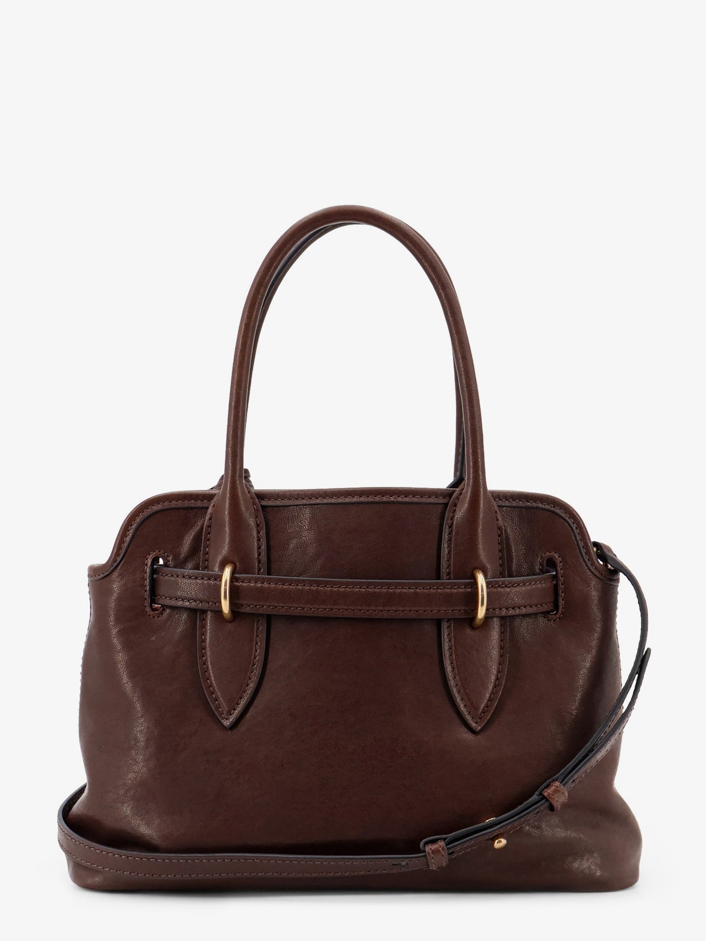 Miu Miu Women Aventure Leather Handbag With Embossed Lettering Logo MIU MIU