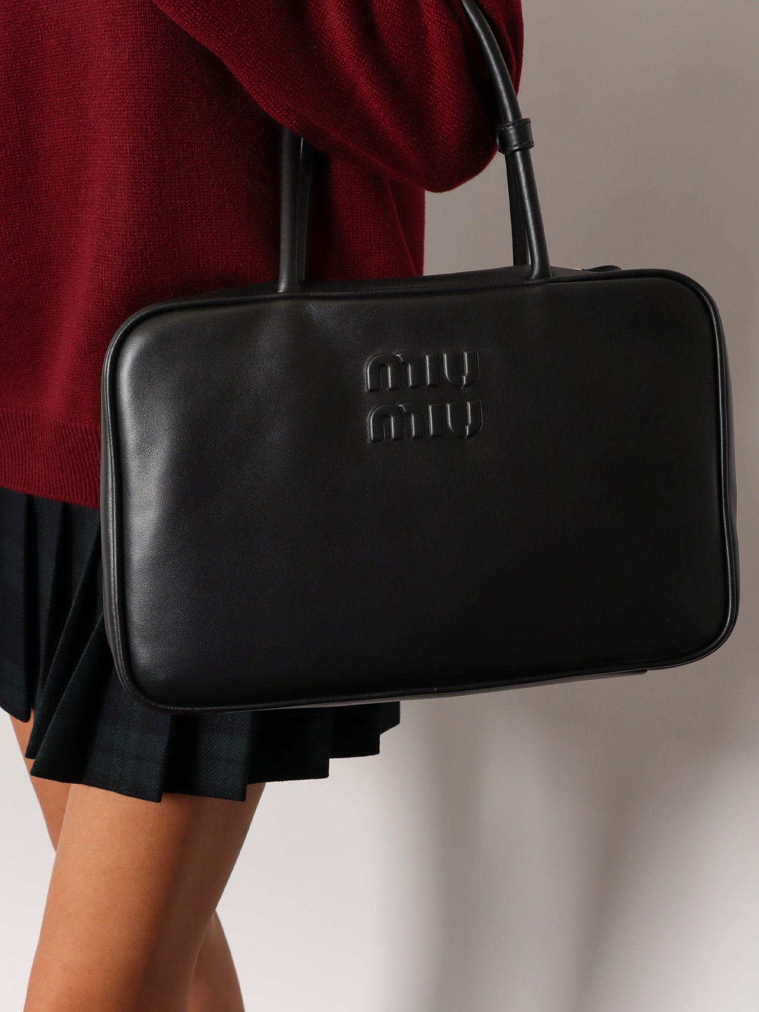 Miu Miu Women Arcadie Softy Leather Handbag MIU MIU