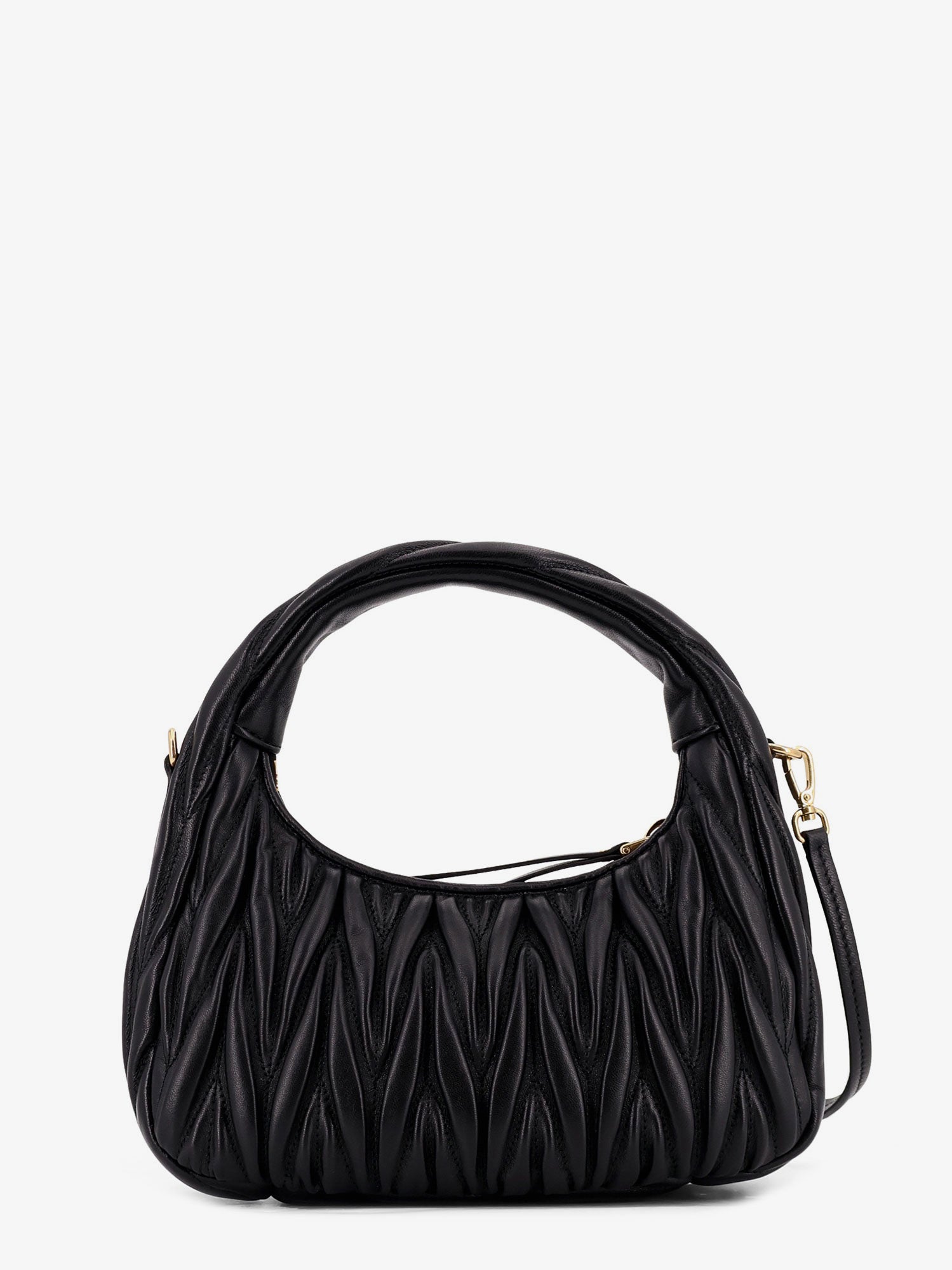 Miu Miu Women Wander Matelasse Leather Crossbody Bag MIU MIU