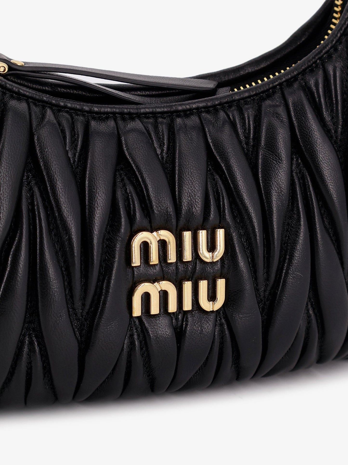 Miu Miu Women Wander Matelasse Leather Crossbody Bag MIU MIU