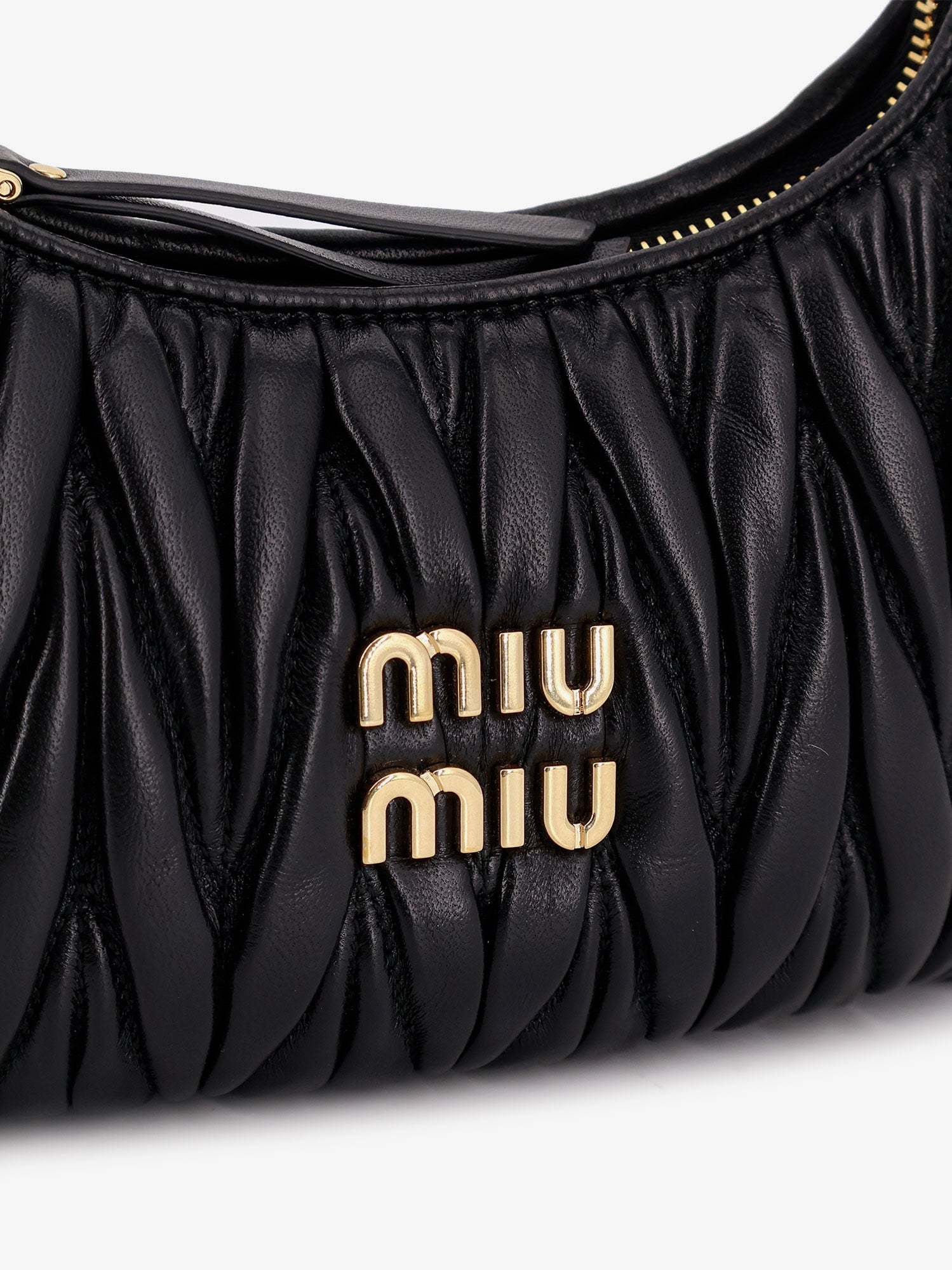 Miu Miu Women Wander Matelasse Leather Crossbody Bag MIU MIU
