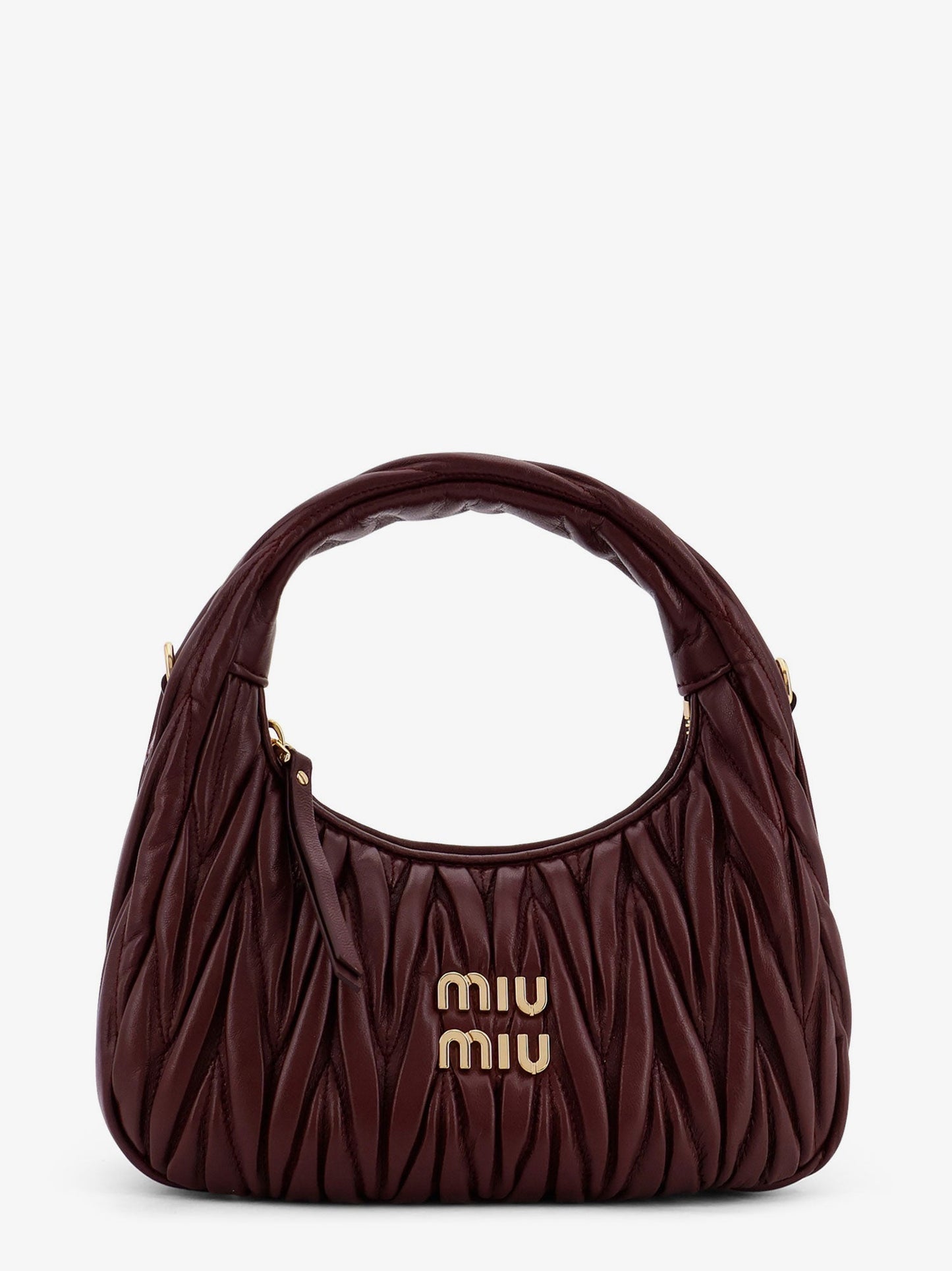 Miu Miu Women Wander Quilted Leather Shoulder Bag MIU MIU