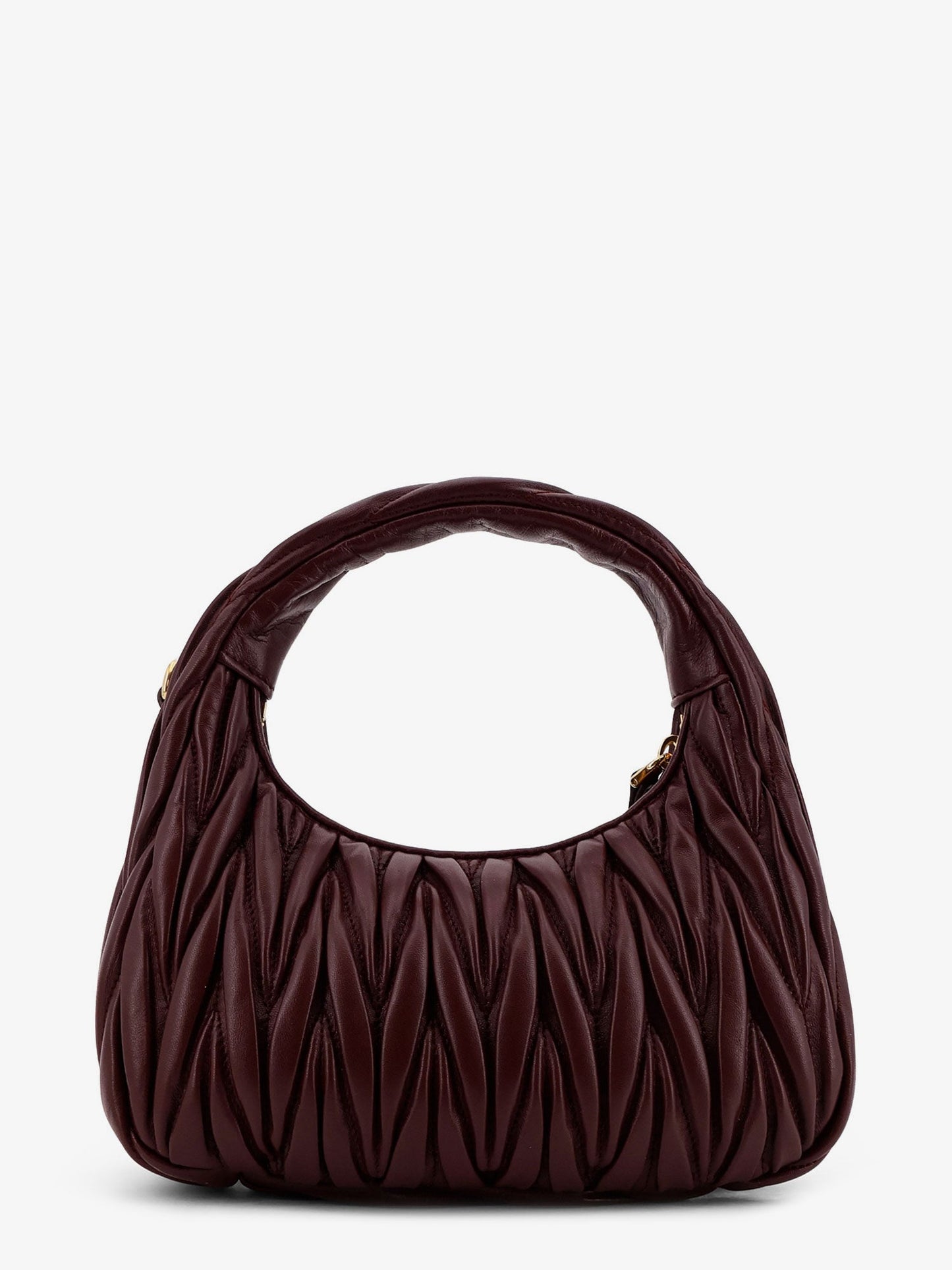 Miu Miu Women Wander Quilted Leather Shoulder Bag MIU MIU