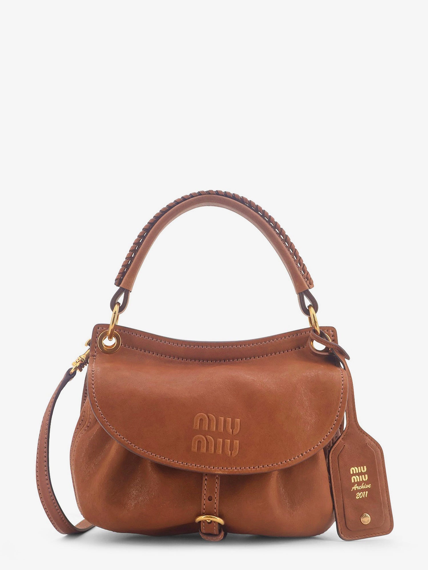 Miu Miu Women Rendez-Vous Leather Handbag MIU MIU