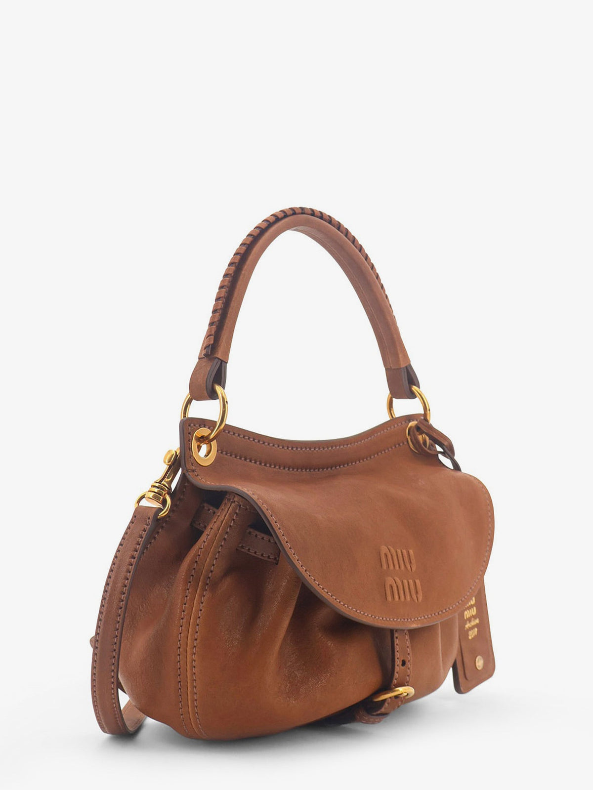 Miu Miu Women Rendez-Vous Leather Handbag MIU MIU