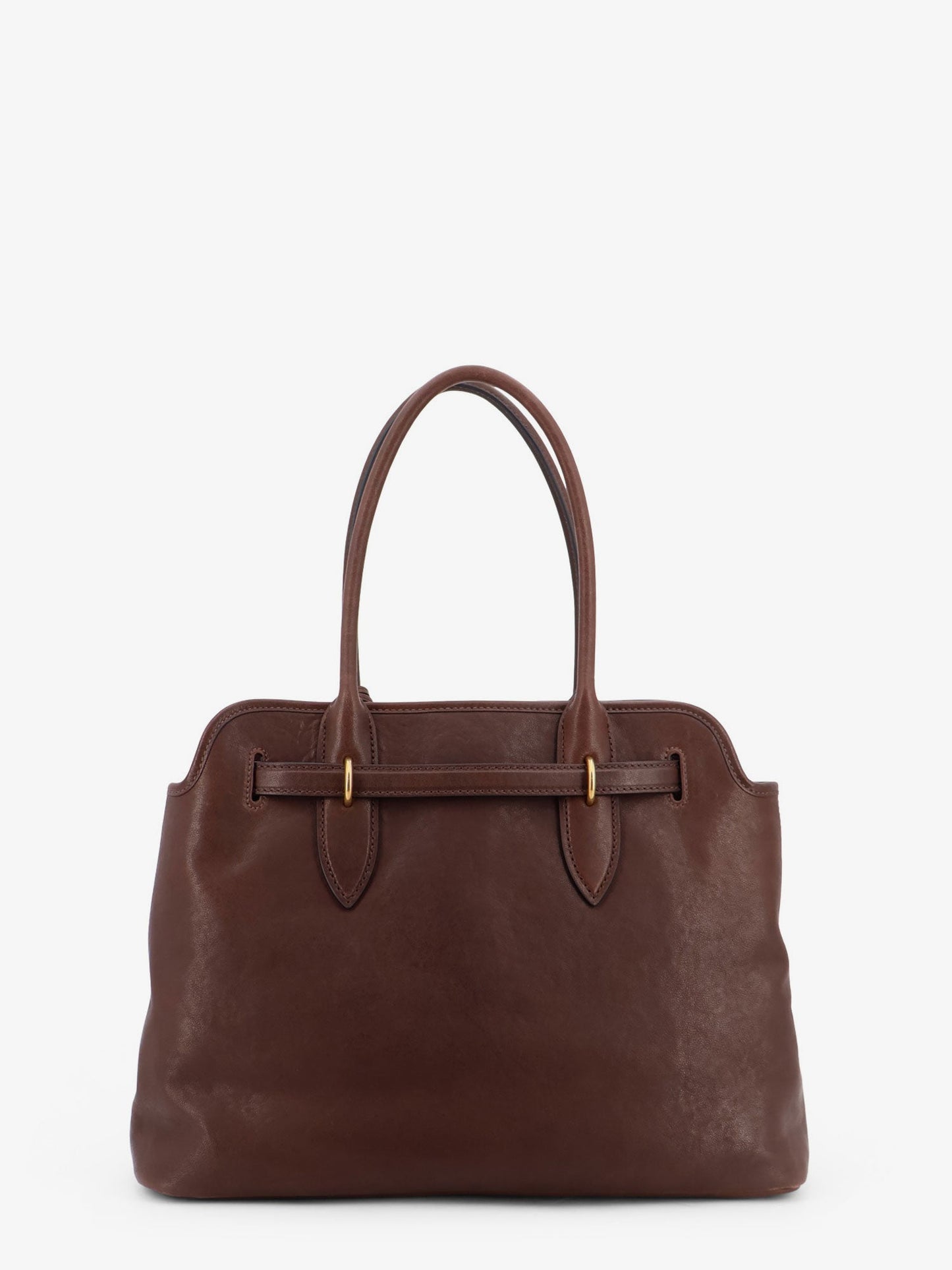 Miu Miu Women Aventure Leather Handbag With Front Lettering Logo MIU MIU