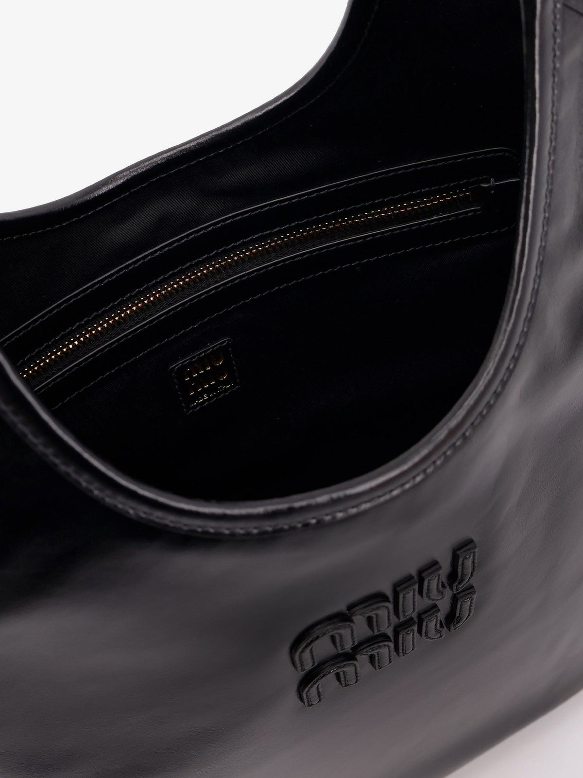 Miu Miu Women Ivy Leather Shoulder Bag MIU MIU