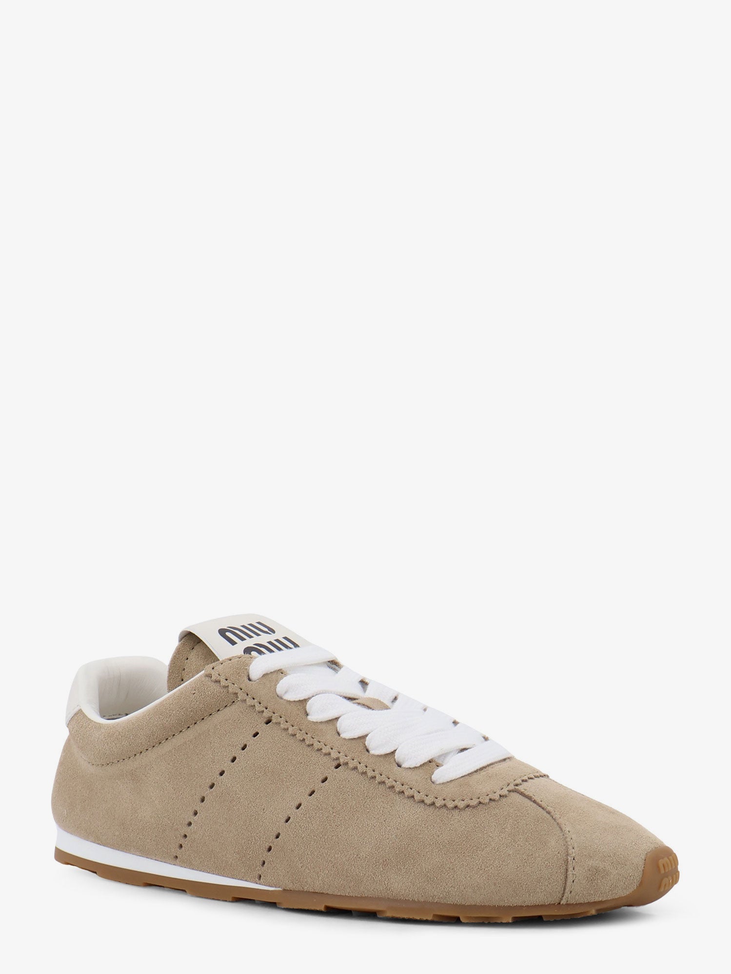 Miu Miu Women Suede Plume Sneakers MIU MIU