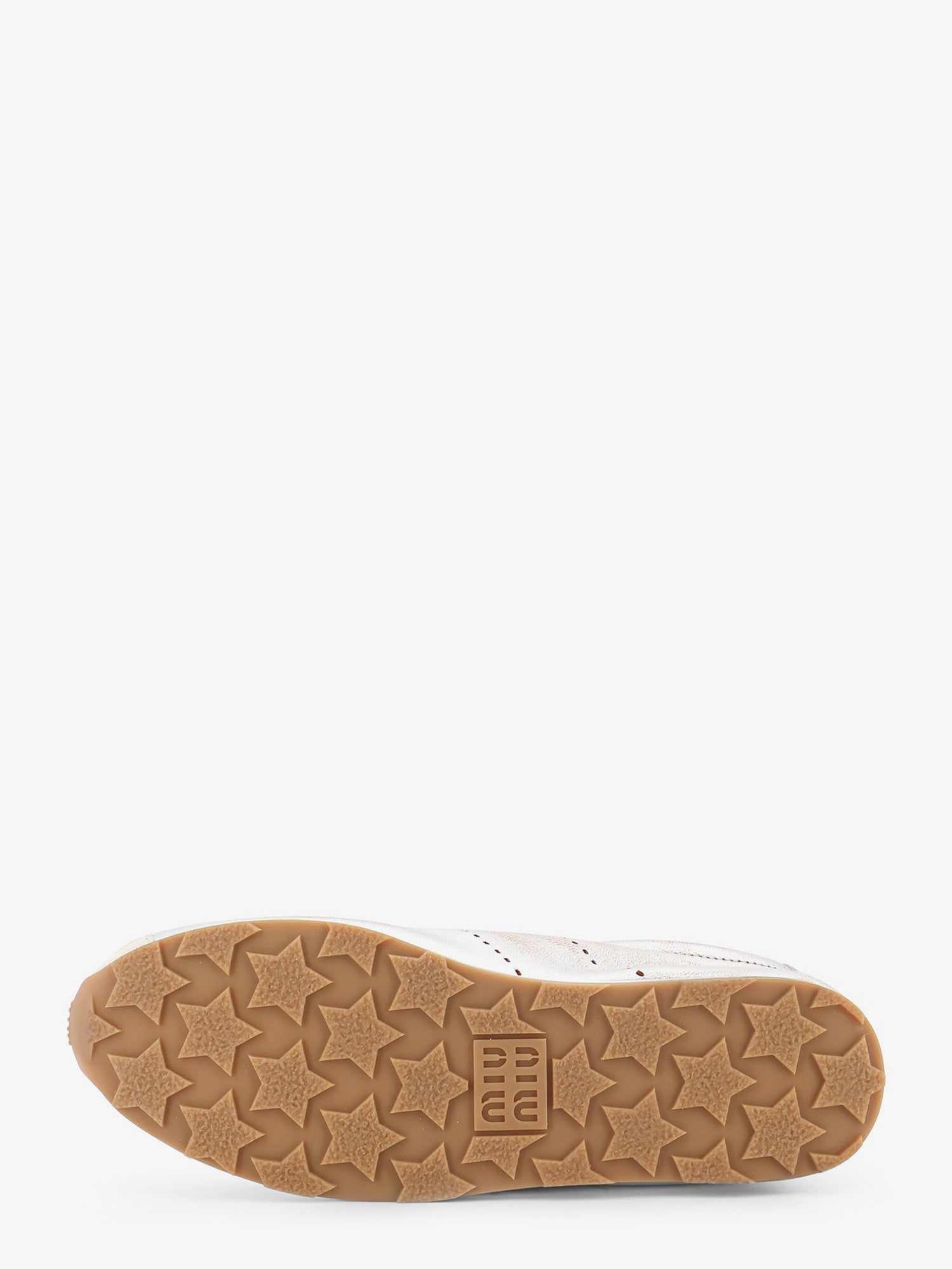 Miu Miu Women Plume Vintage Silver Leather Sneakers MIU MIU
