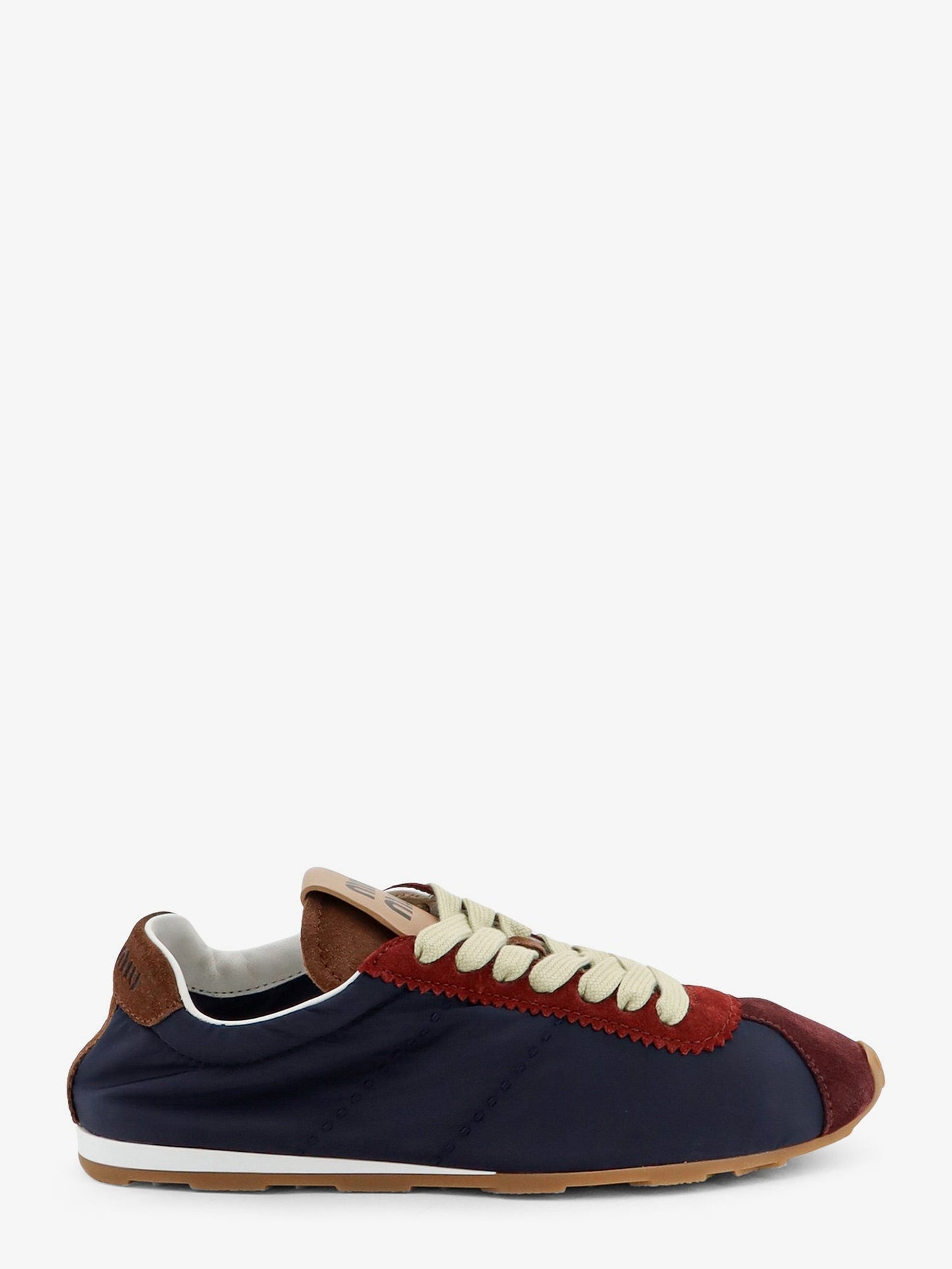 Miu Miu Women Nylon Sneakers With Suede Inserts MIU MIU