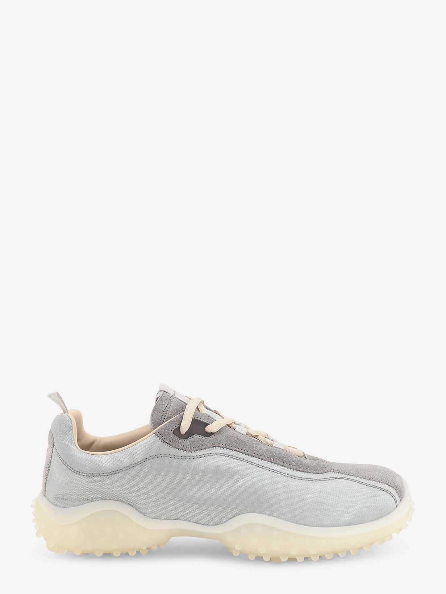 Miu Miu Women Nylon And Suede Sneakers With Embroidered Logo MIU MIU