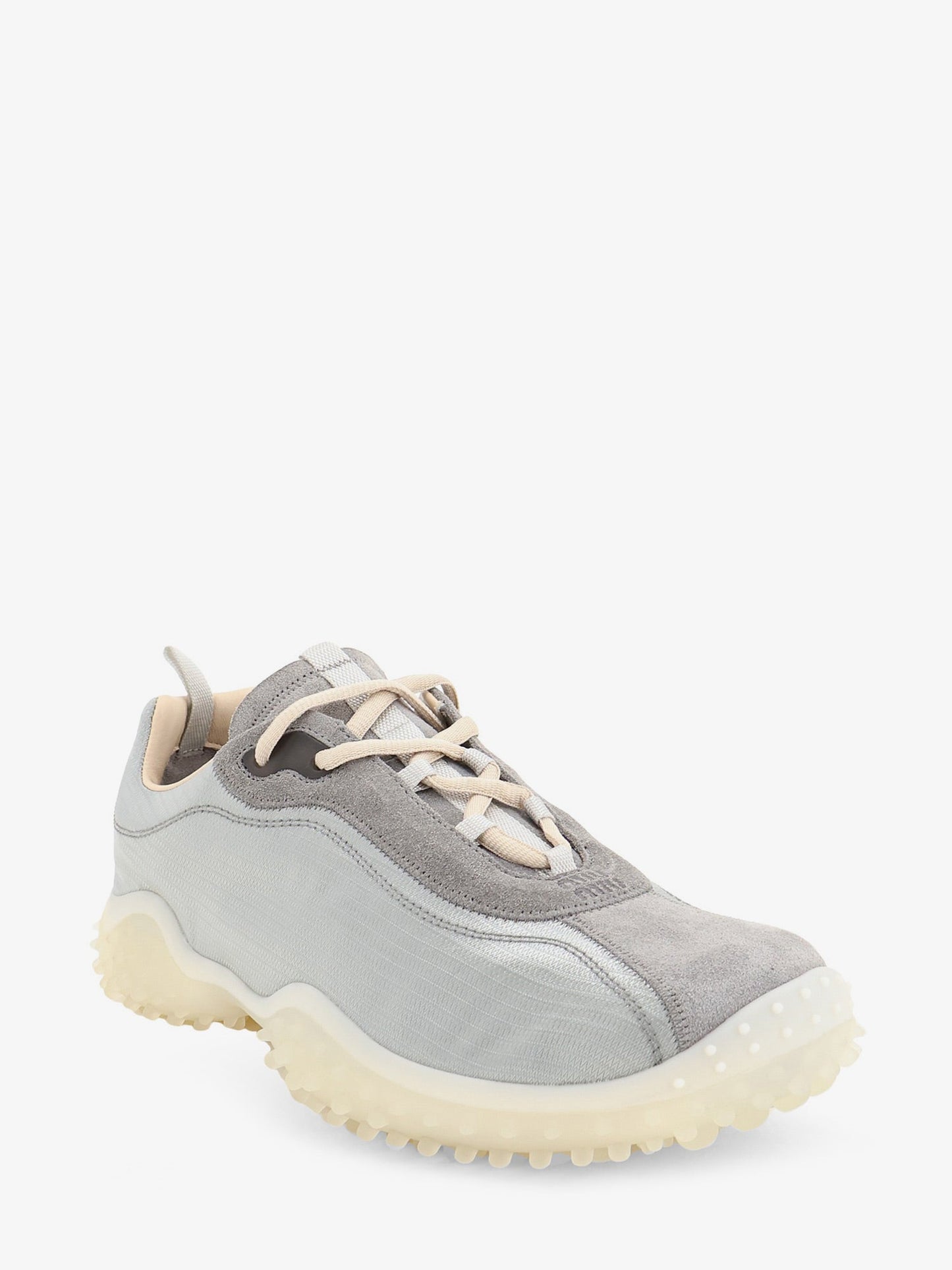 Miu Miu Women Nylon And Suede Sneakers With Embroidered Logo MIU MIU