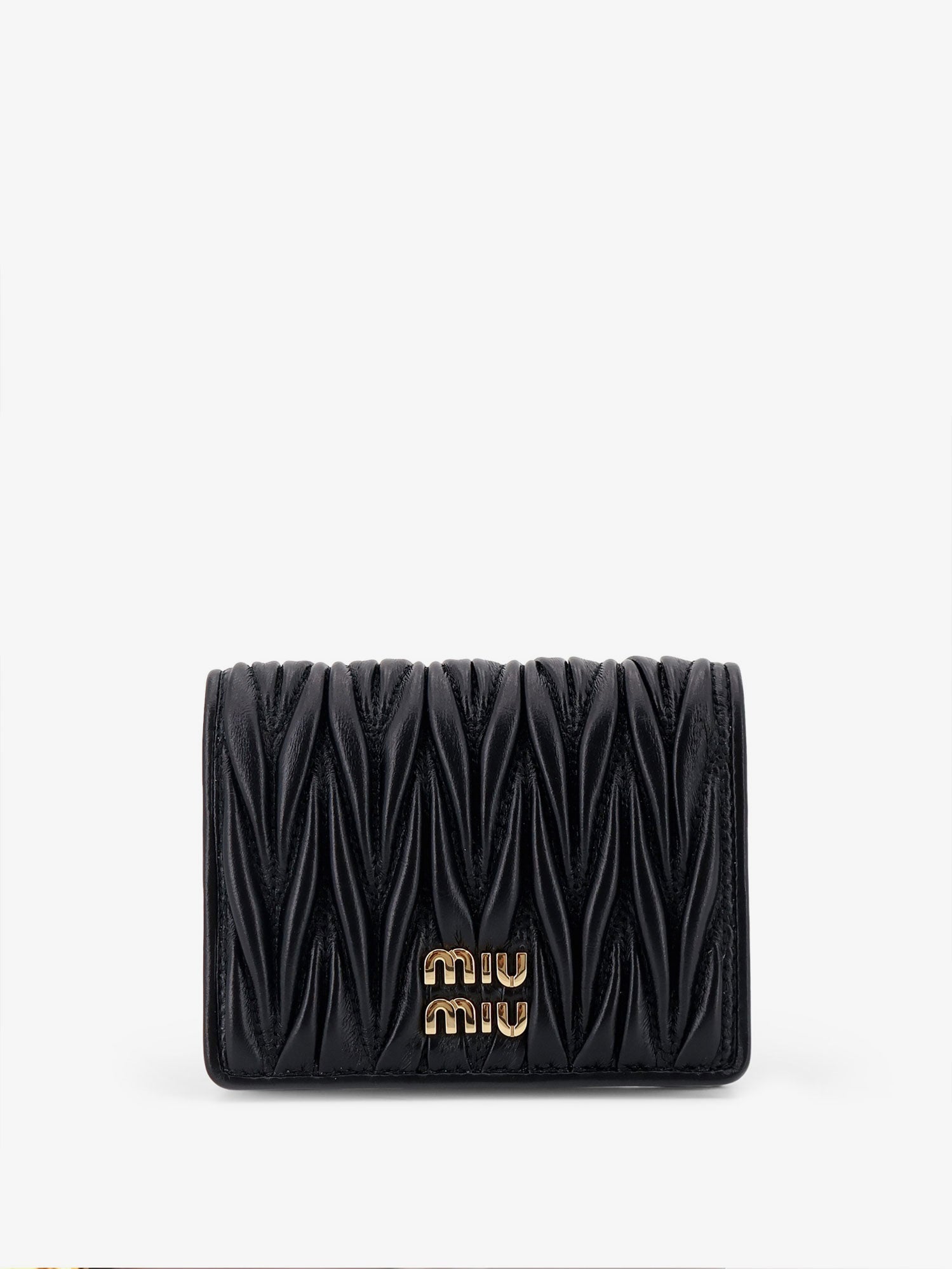 Miu Miu Women Quilted Leather Wallet MIU MIU