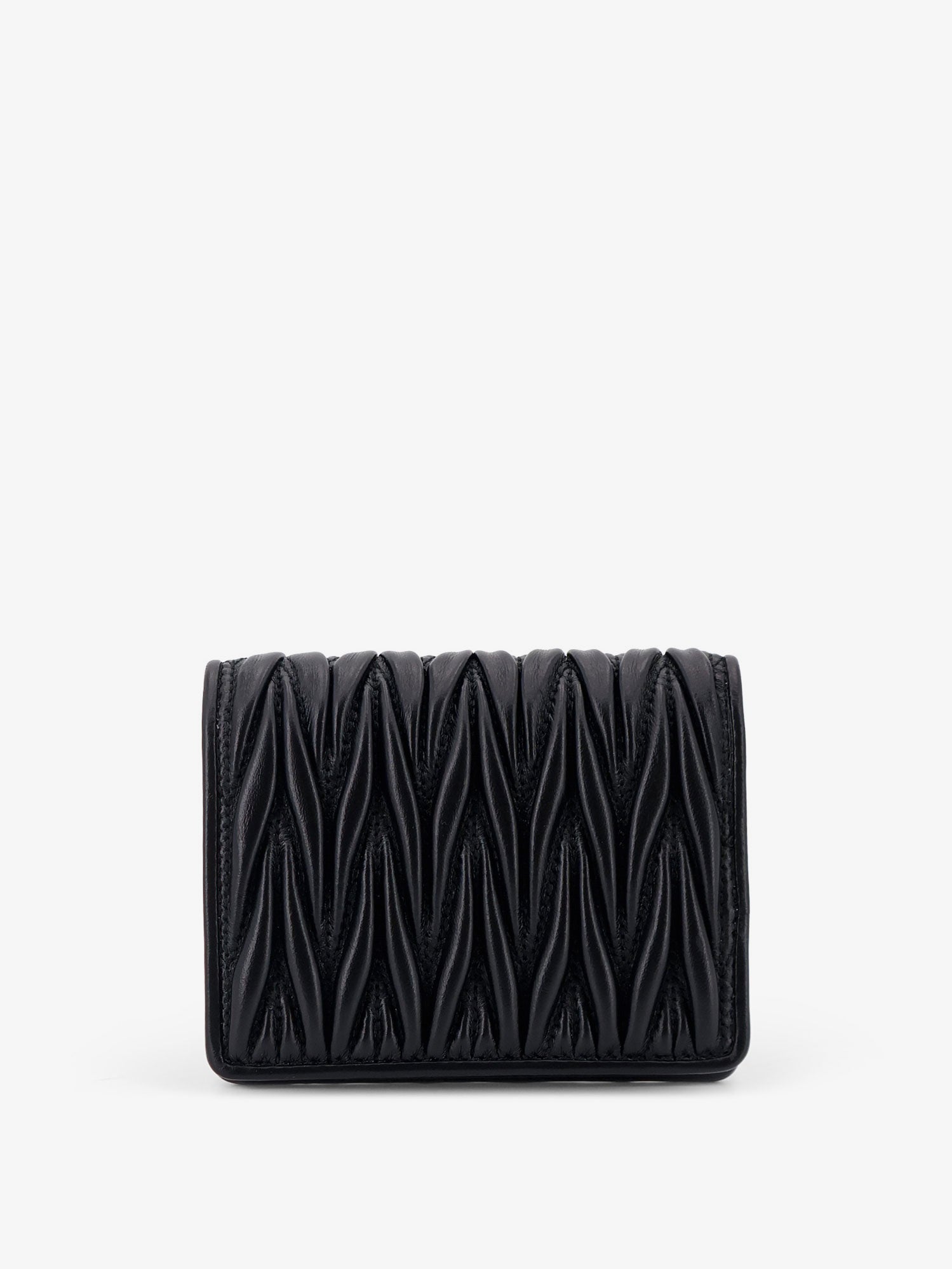 Miu Miu Women Quilted Leather Wallet MIU MIU