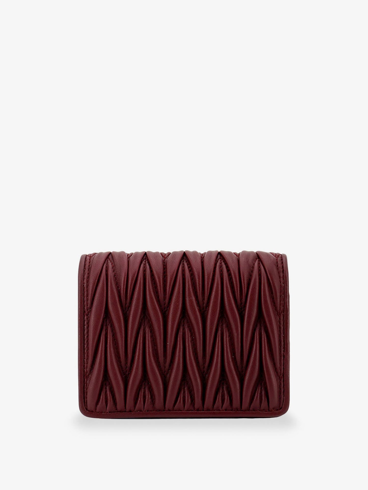 Miu Miu Women Quilted Leather Wallet MIU MIU