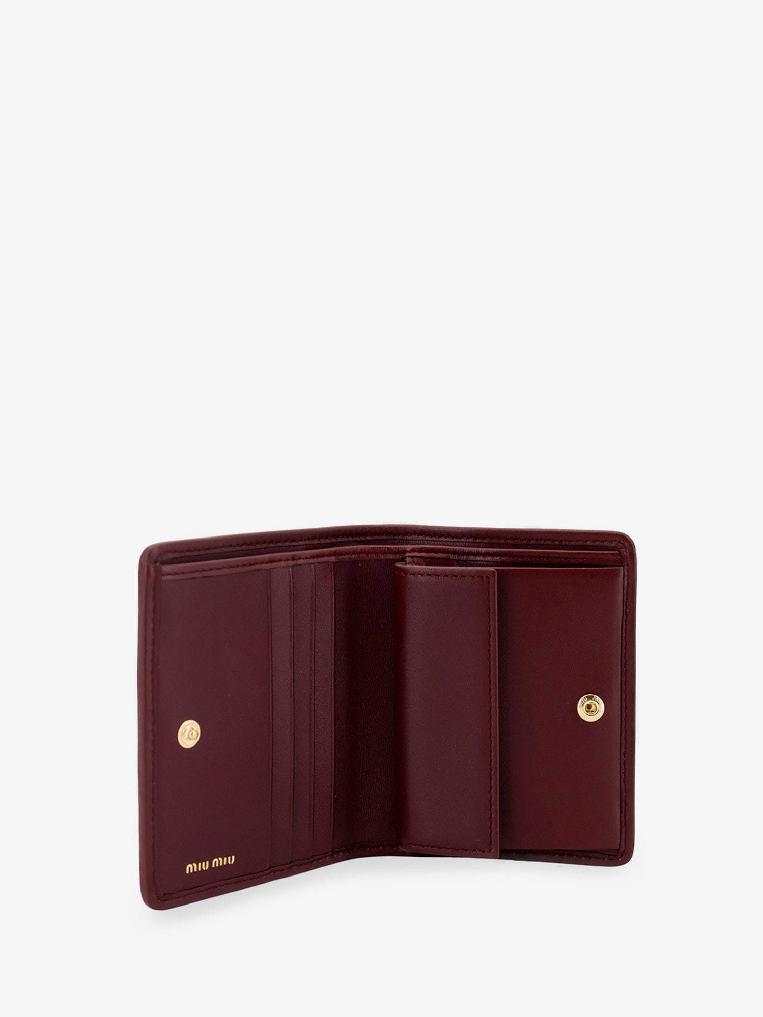 Miu Miu Women Quilted Leather Wallet MIU MIU