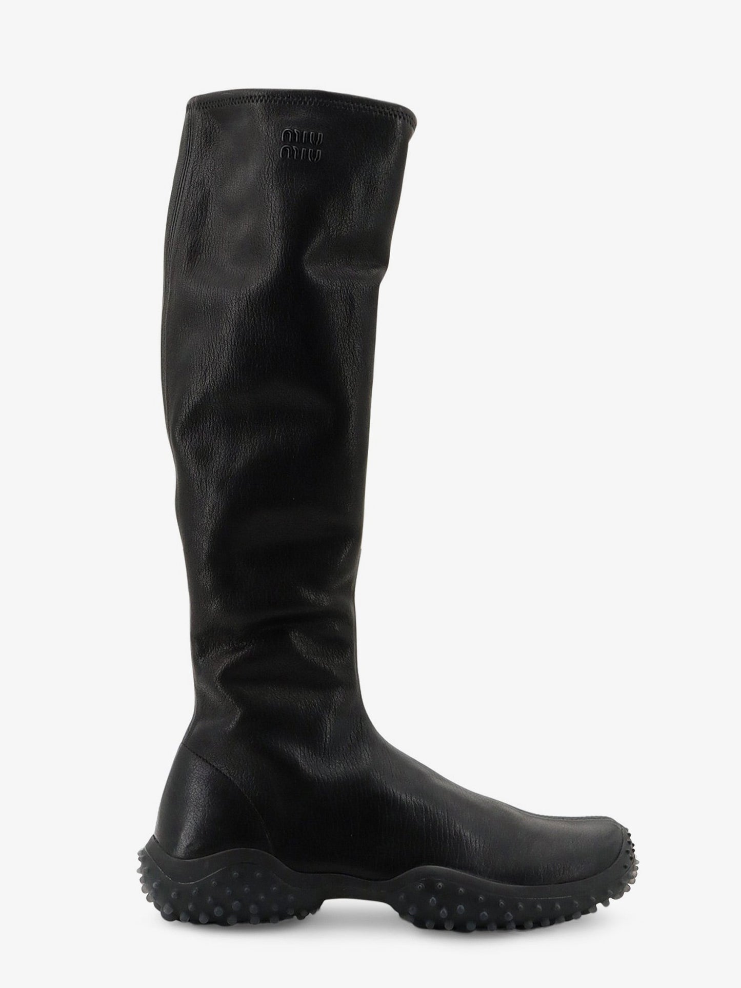 Miu Miu Women Stretch Leather Boots MIU MIU