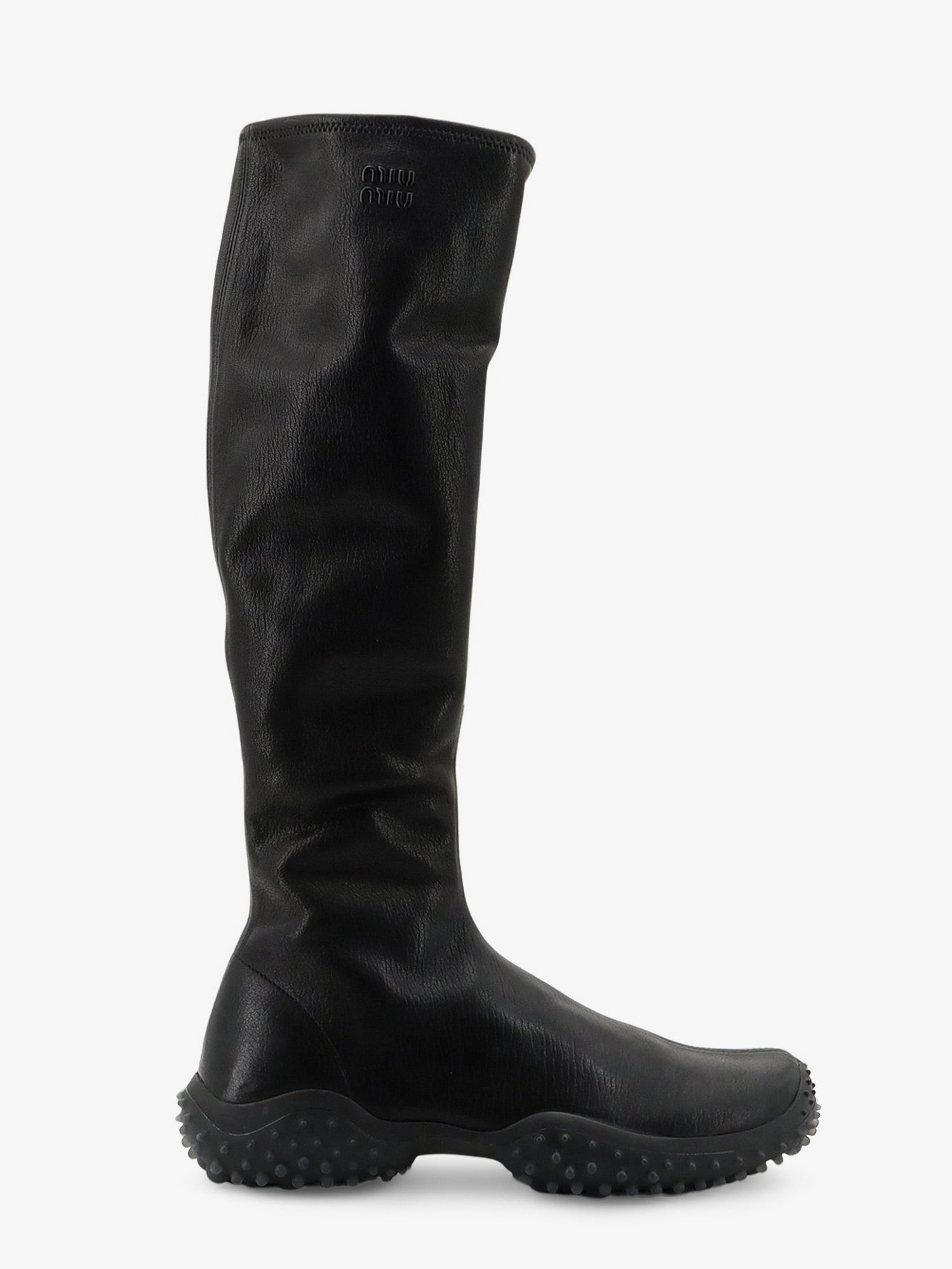 Miu Miu Women Stretch Leather Boots MIU MIU