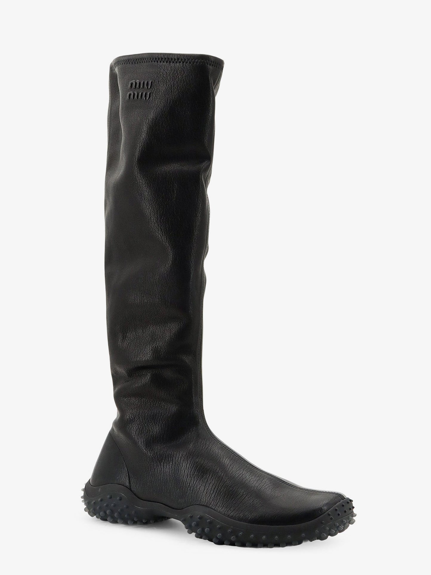 Miu Miu Women Stretch Leather Boots MIU MIU
