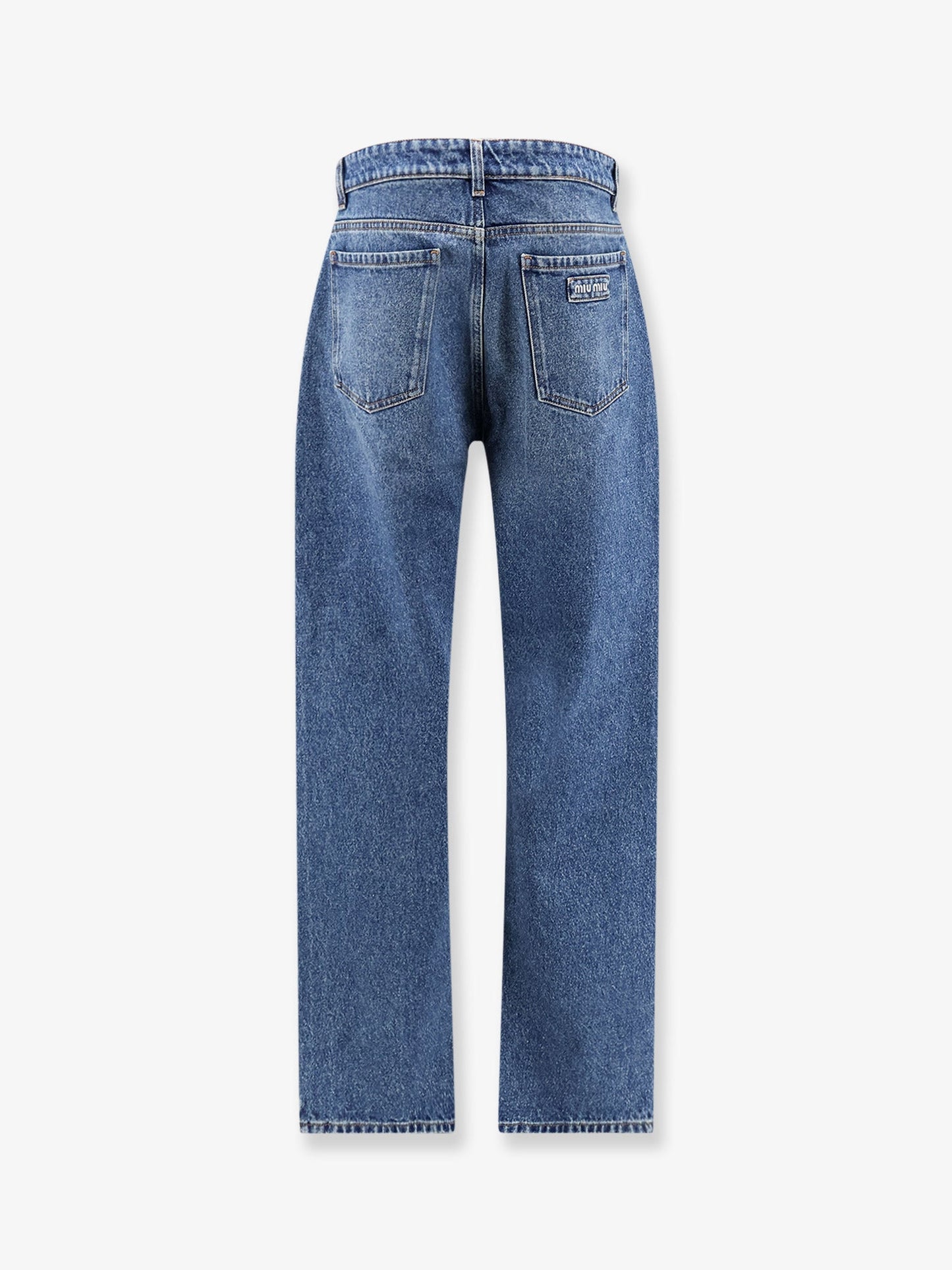 Miu Miu Women Blue Denim Jeans MIU MIU