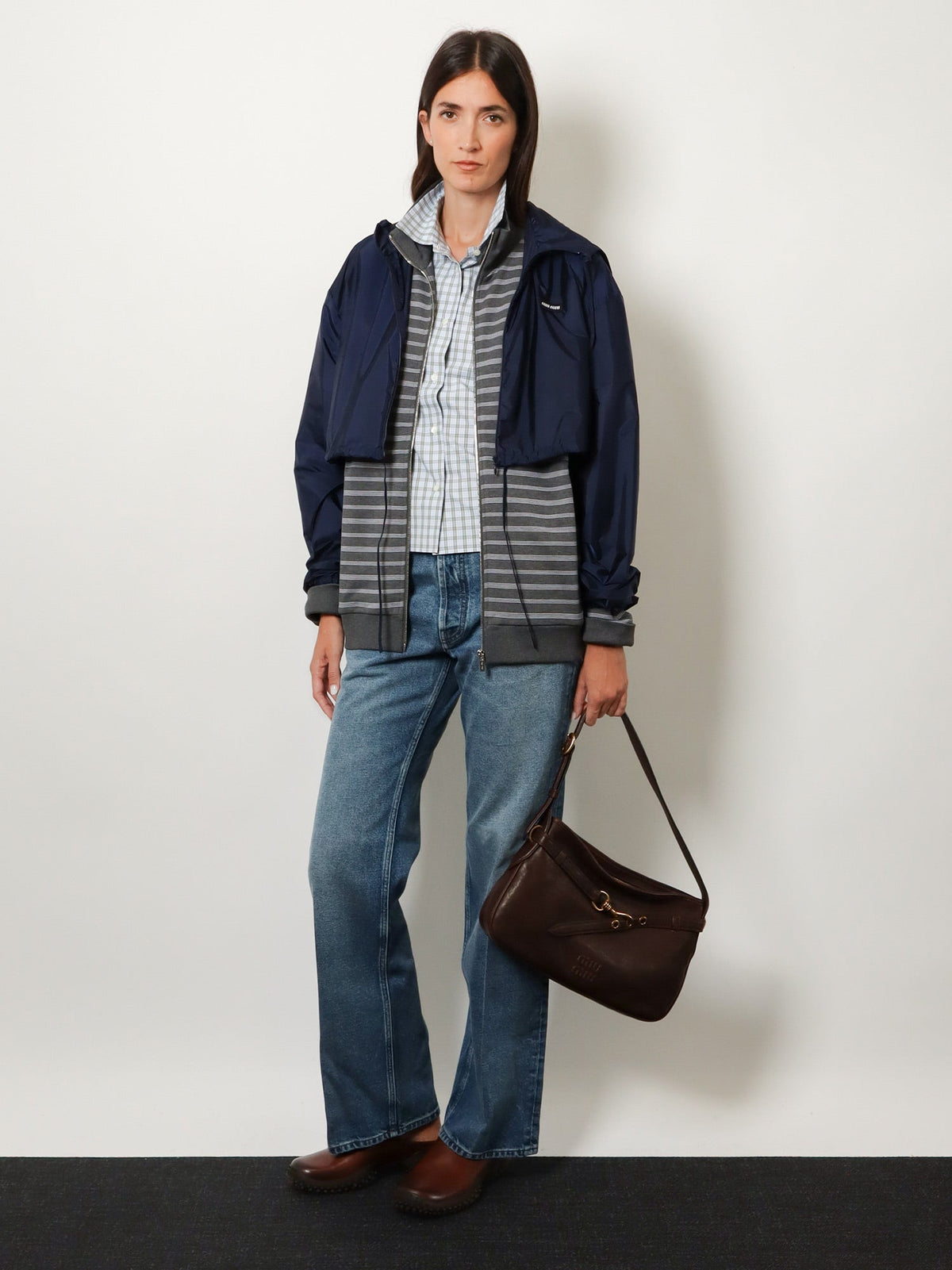 Miu Miu Women Blue Denim Jeans MIU MIU