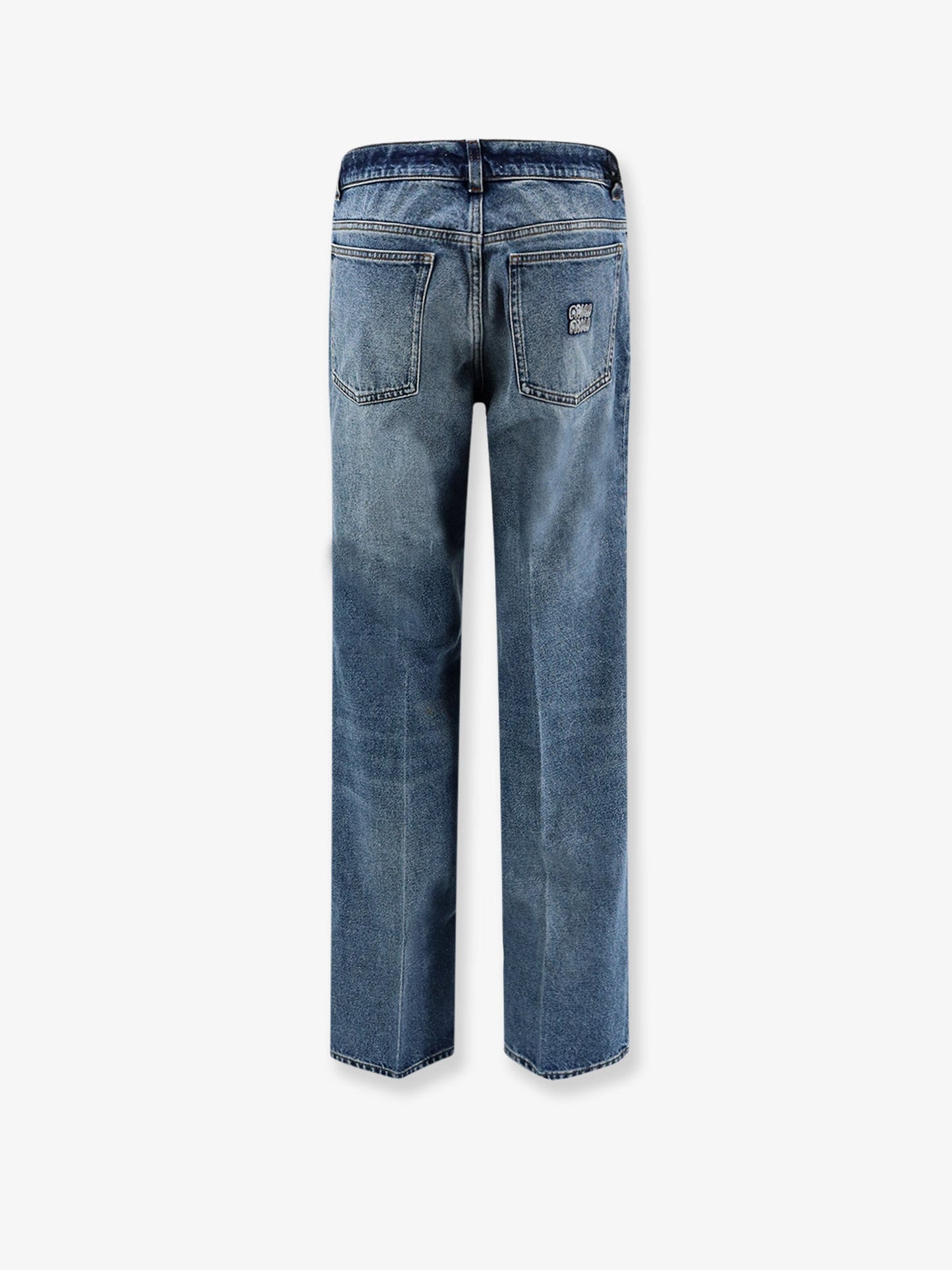 Miu Miu Women Blue Denim Jeans MIU MIU