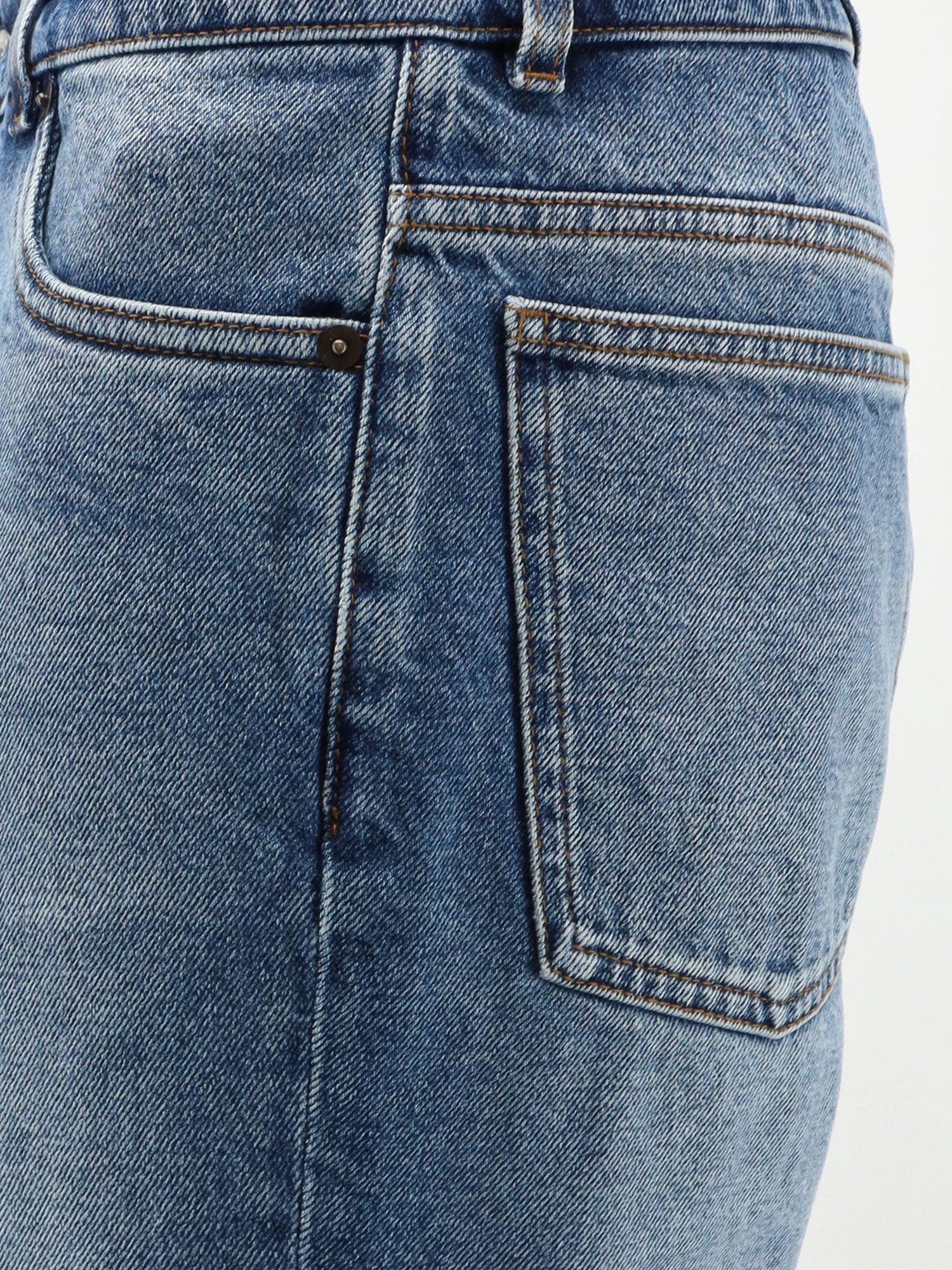 Miu Miu Women Blue Denim Jeans MIU MIU