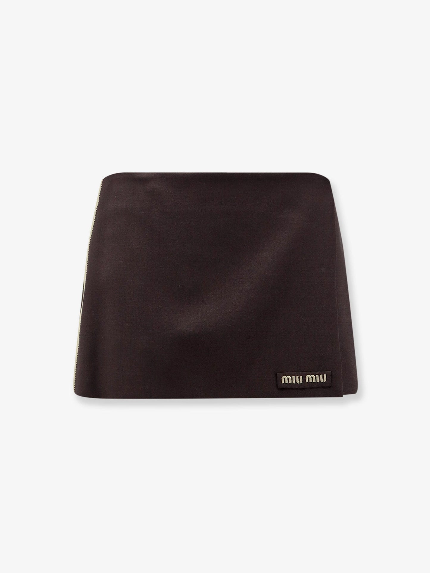 Miu Miu Women Mohair And Virgin Wool Mini Skirt MIU MIU