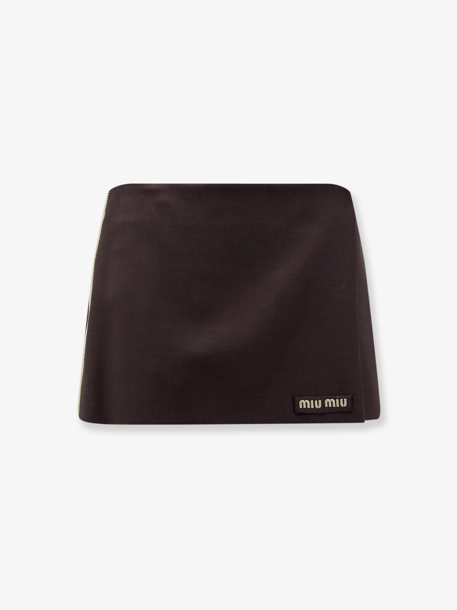 Miu Miu Women Mohair And Virgin Wool Mini Skirt MIU MIU