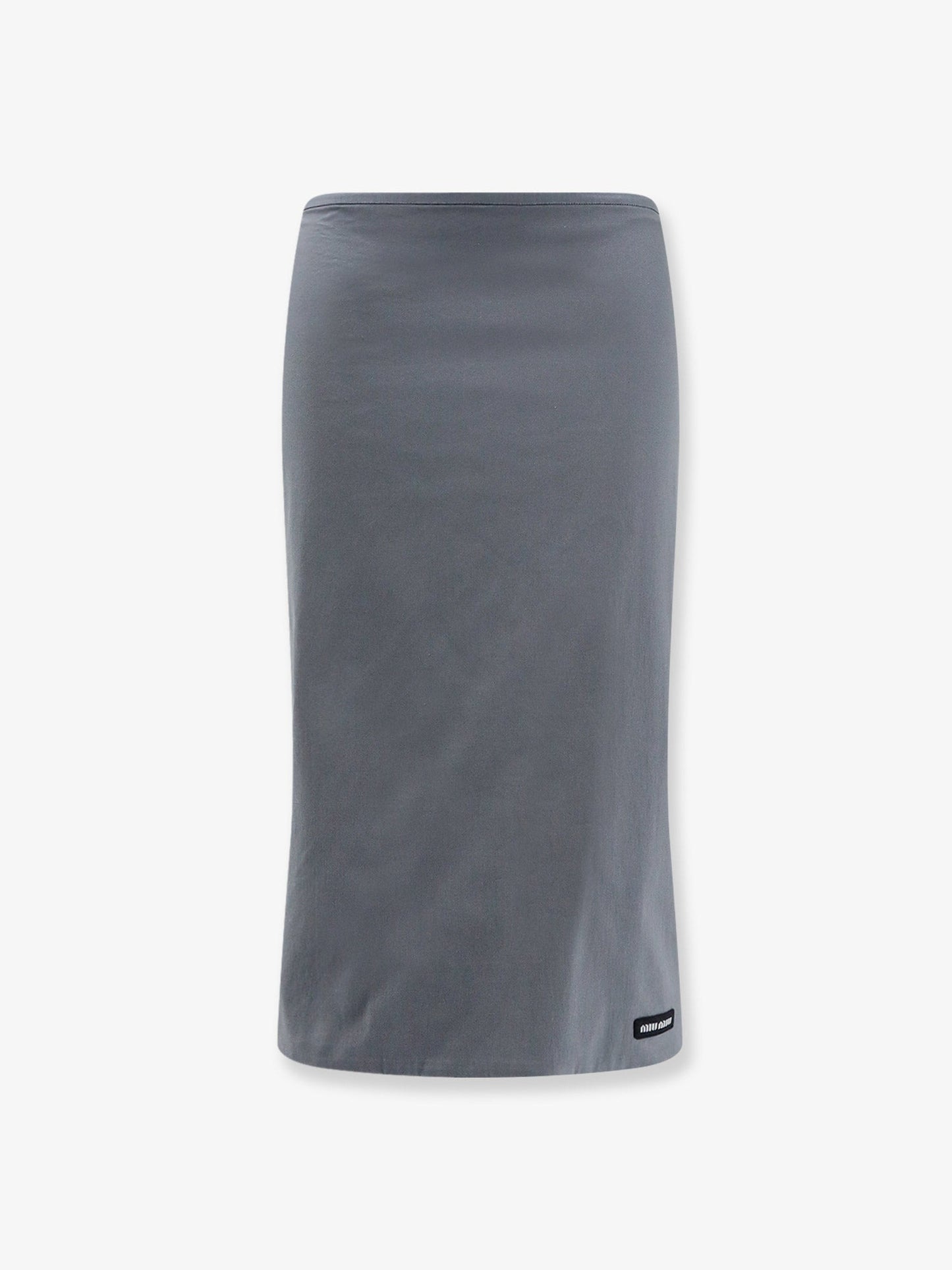 Miu Miu Women Cotton Blend Midi Skirt MIU MIU