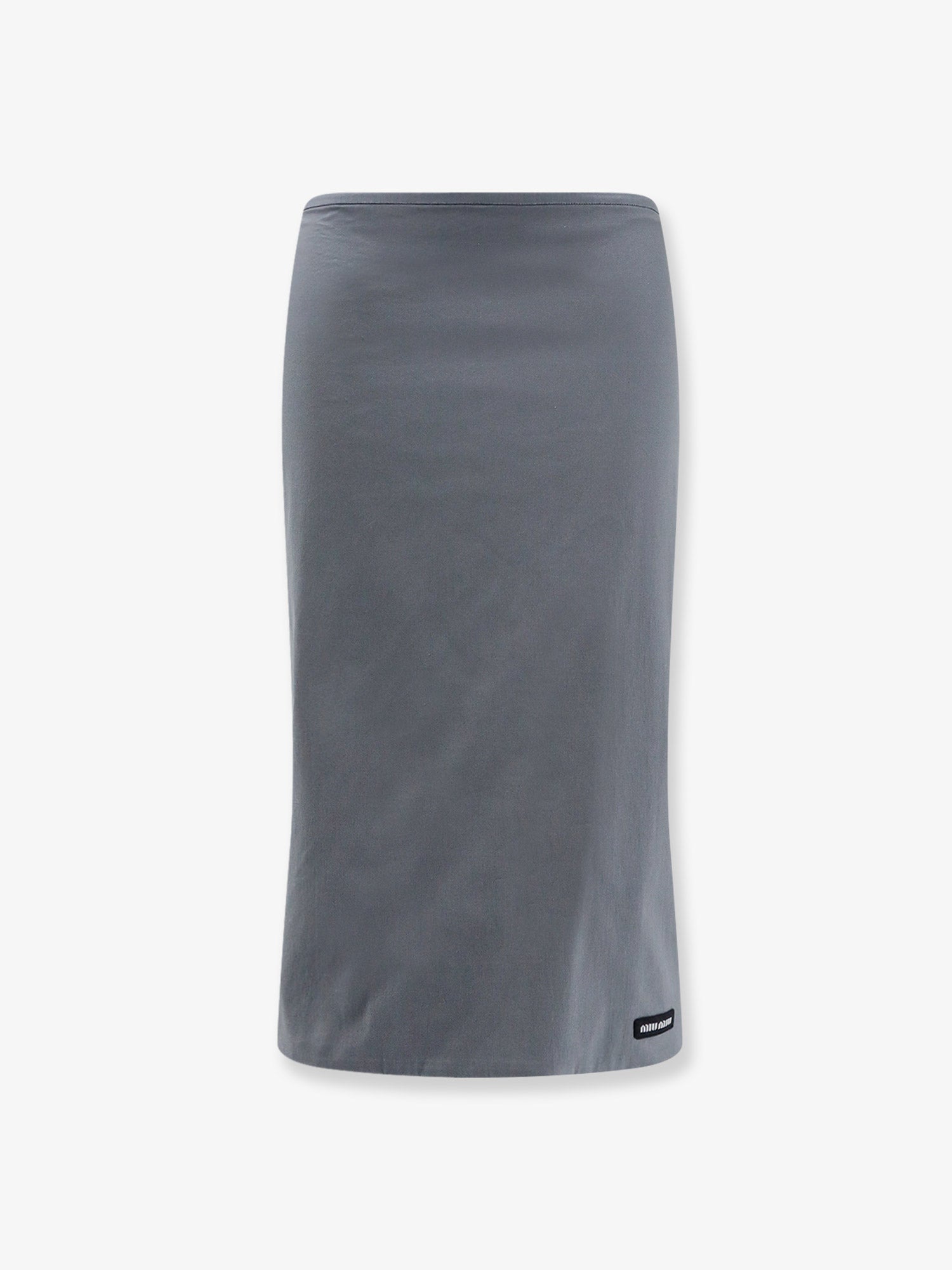 Miu Miu Women Cotton Blend Midi Skirt MIU MIU