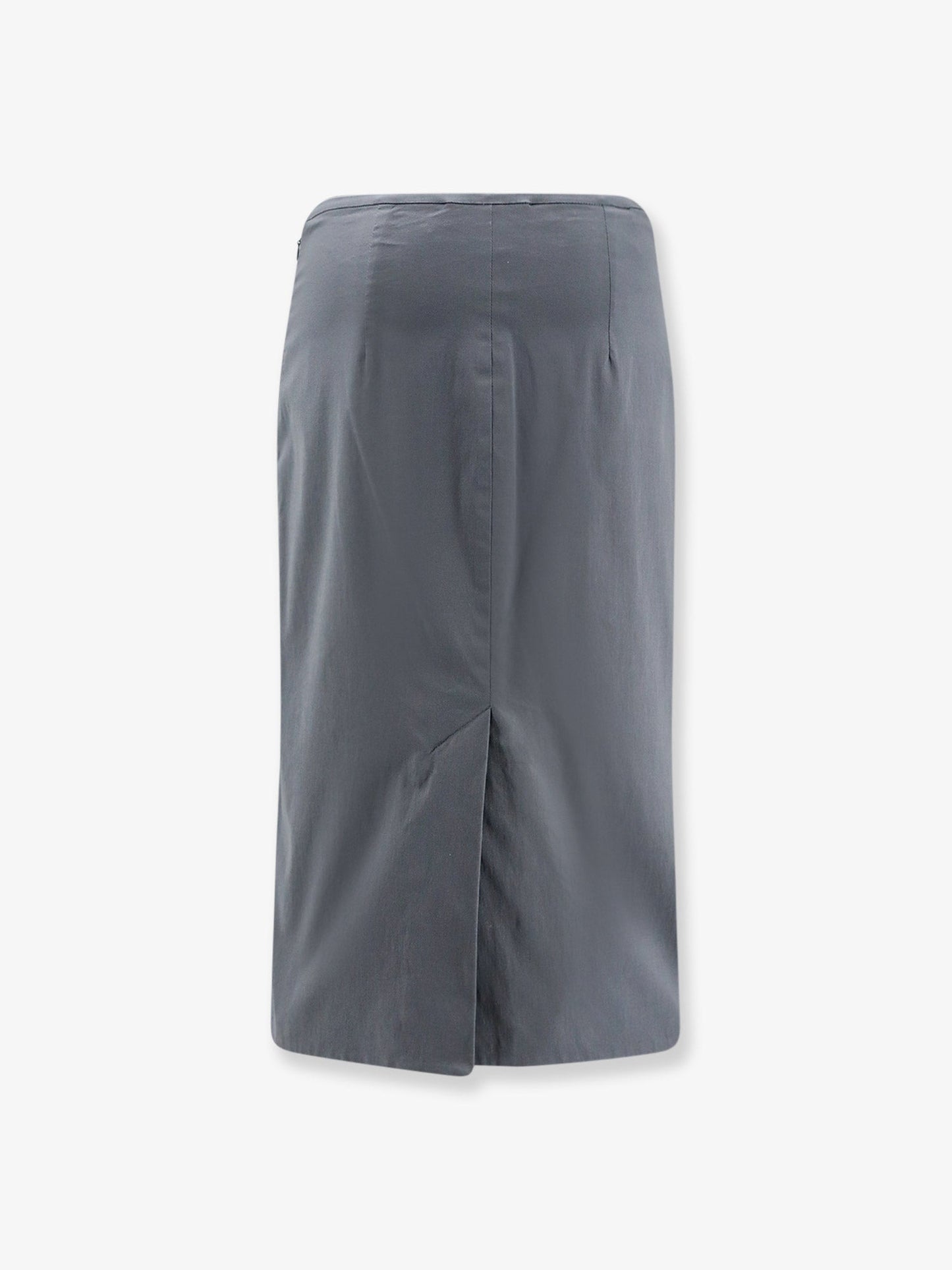 Miu Miu Women Cotton Blend Midi Skirt MIU MIU