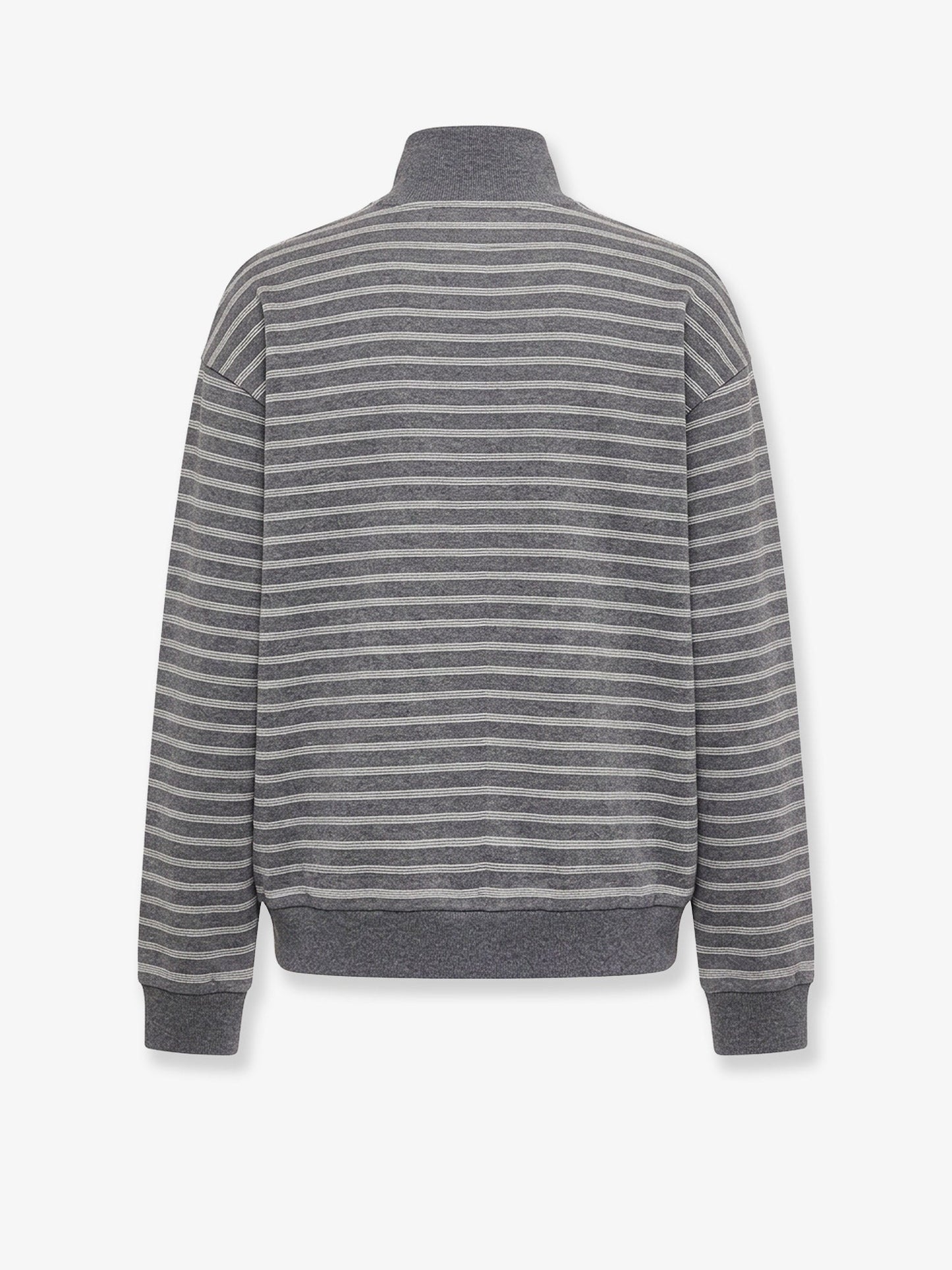 Miu Miu Women Striped Cotton Sweatshirt MIU MIU