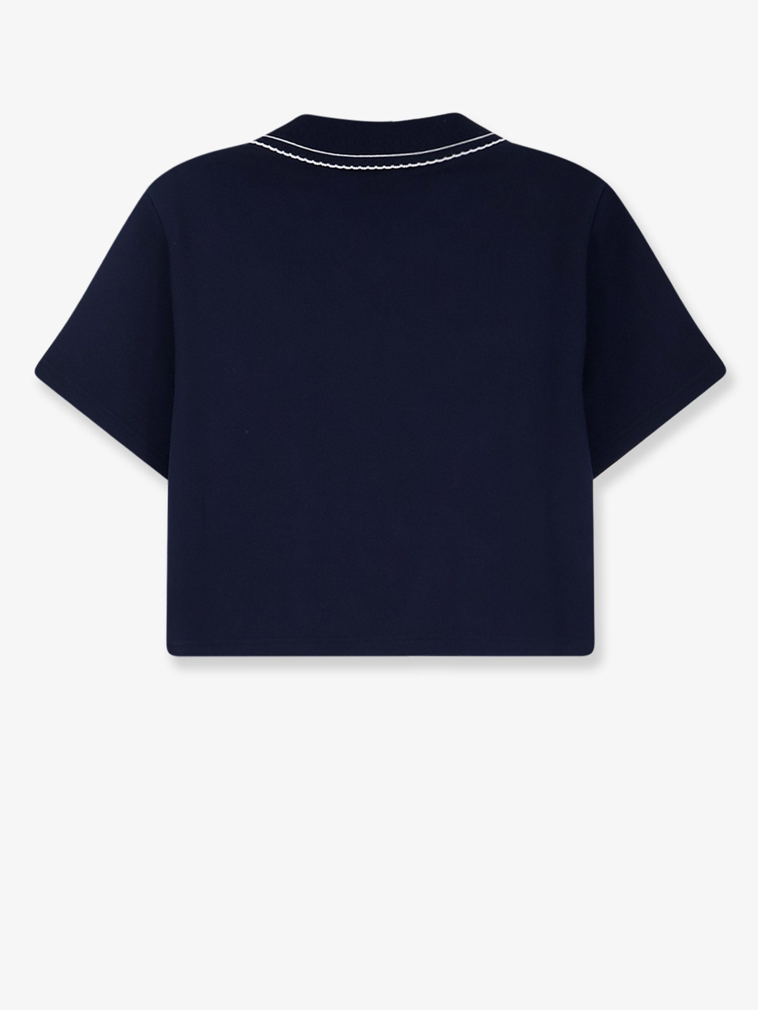 Miu Miu Women Cotton Sweatshirt With Logo Embroidery MIU MIU