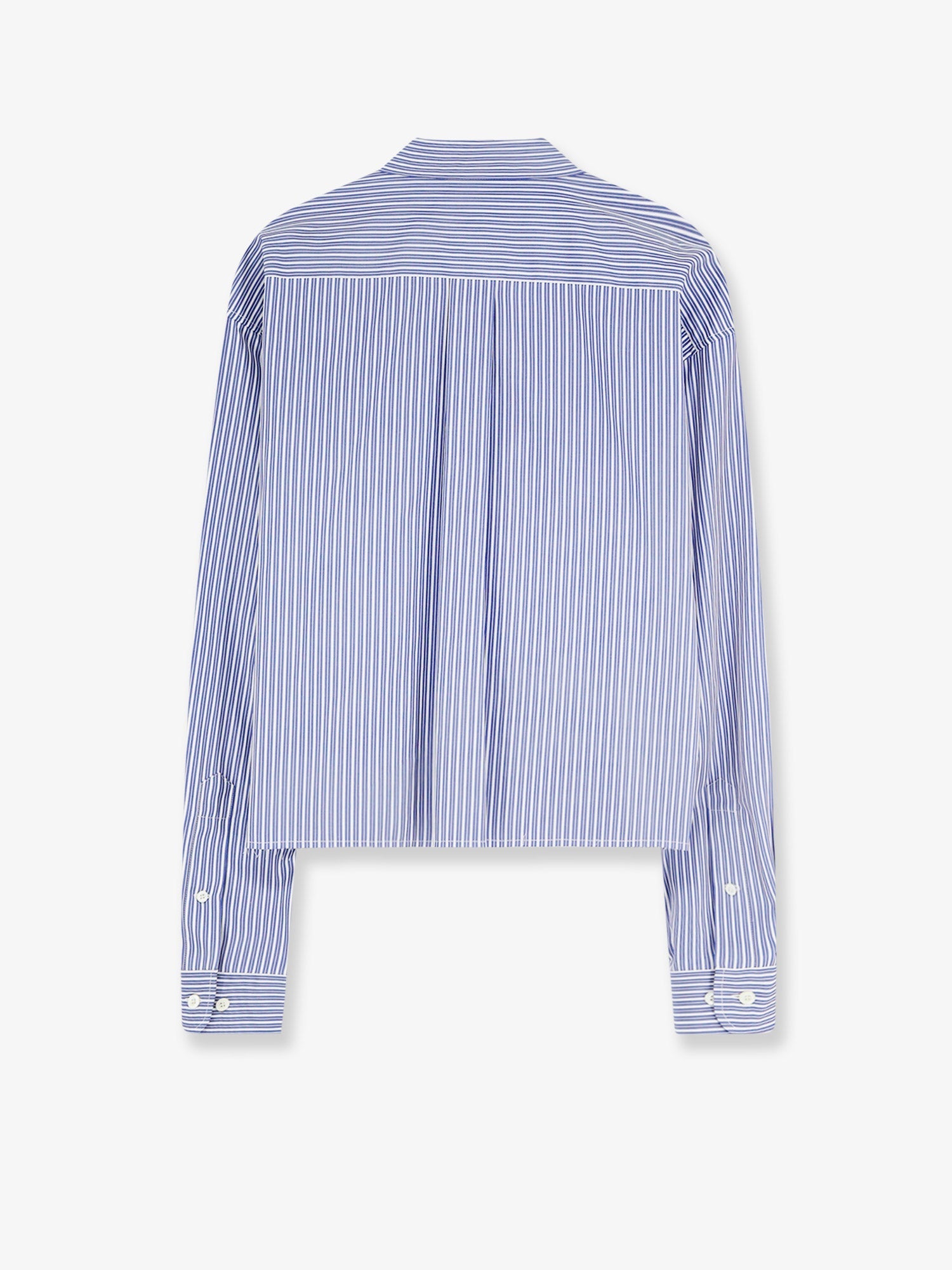 Miu Miu Women Striped Cotton Shirt MIU MIU