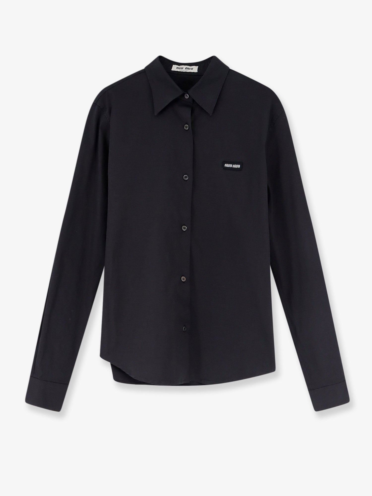 Miu Miu Women Stretch Poplin Shirt MIU MIU