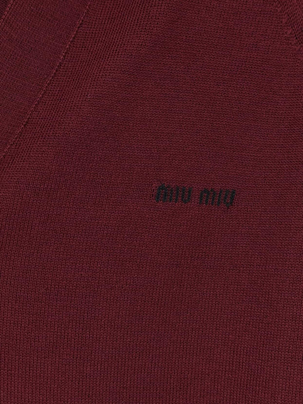 Miu Miu Women Virgin Wool Cardigan MIU MIU