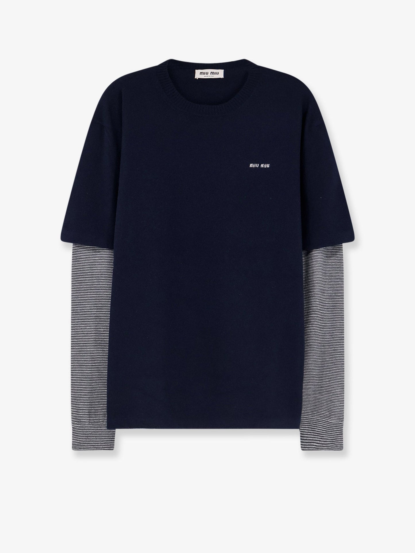 Miu Miu Women Blend Of Virgin Wool, Cashmere And Silk Sweater MIU MIU