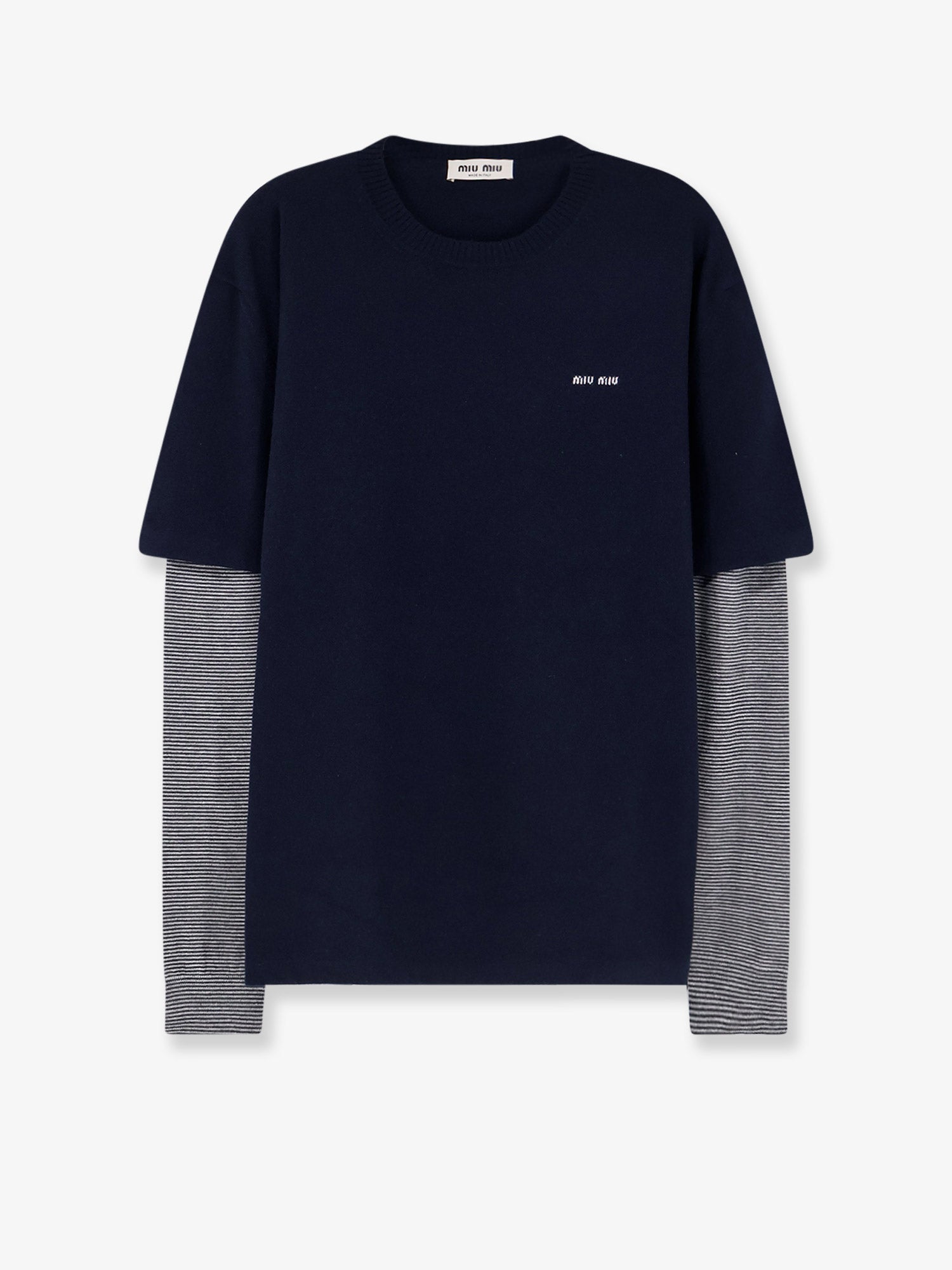Miu Miu Women Blend Of Virgin Wool, Cashmere And Silk Sweater MIU MIU
